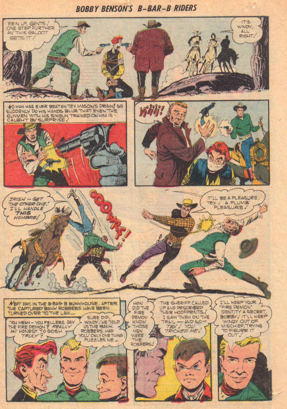 Read online Bobby Benson's B-Bar-B Riders comic -  Issue #16 - 33