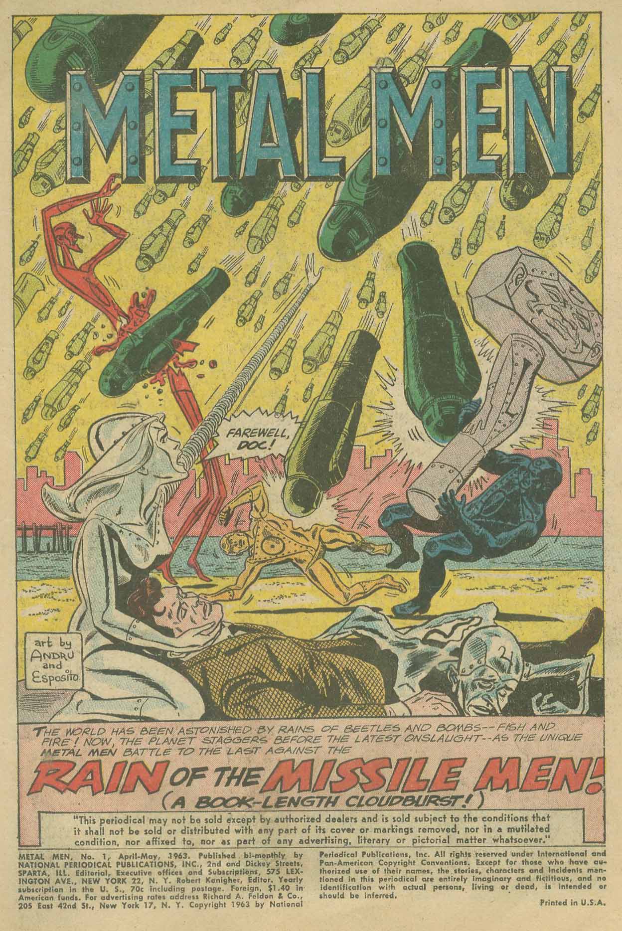 Read online Metal Men (1963) comic -  Issue #1 - 3