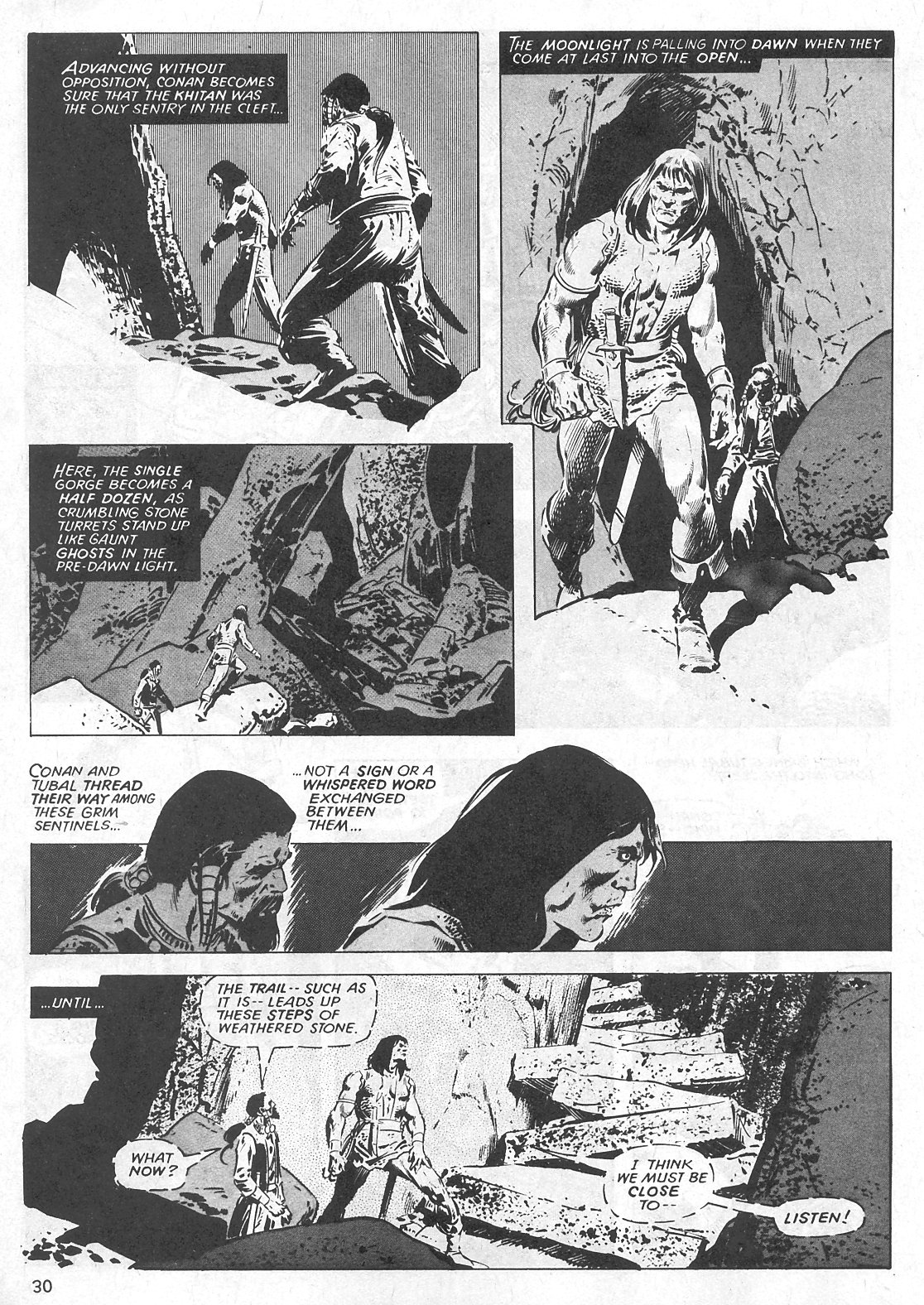 Read online The Savage Sword Of Conan comic -  Issue #31 - 30