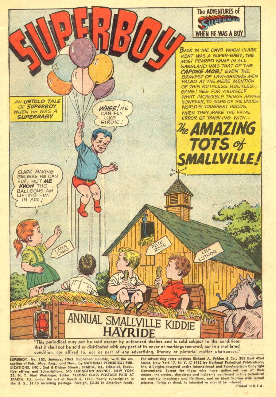 Read online Superboy (1949) comic -  Issue #102 - 2