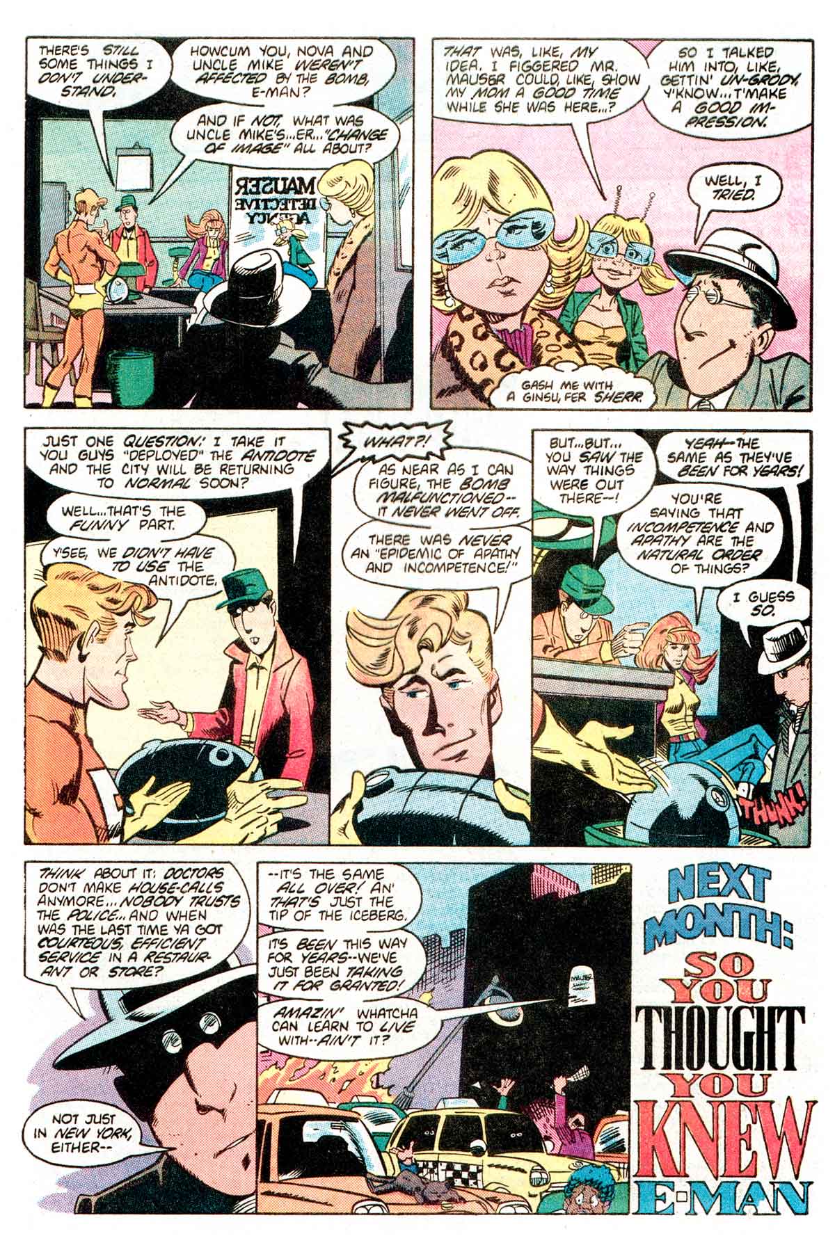 Read online E-Man (1983) comic -  Issue #5 - 29