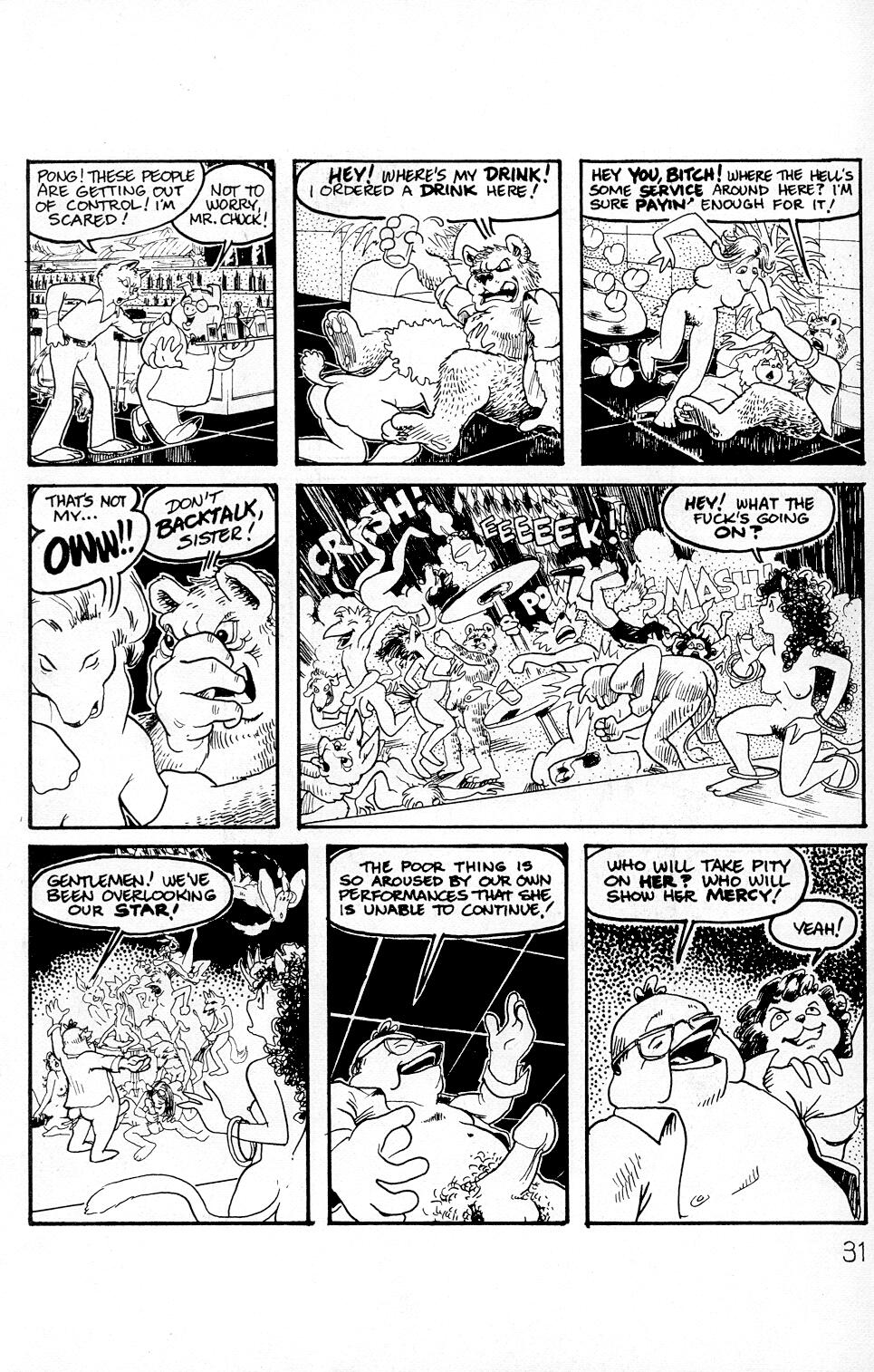 Omaha the Cat Dancer (1986) issue 0 - Page 33