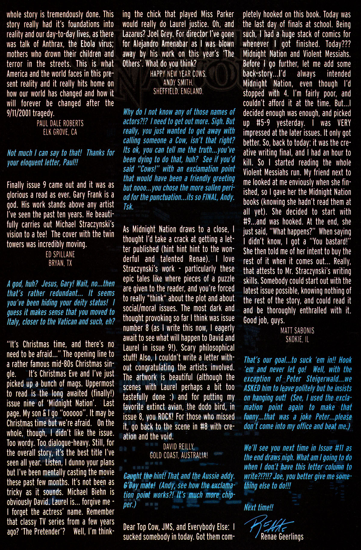 Read online Midnight Nation comic -  Issue #10 - 26