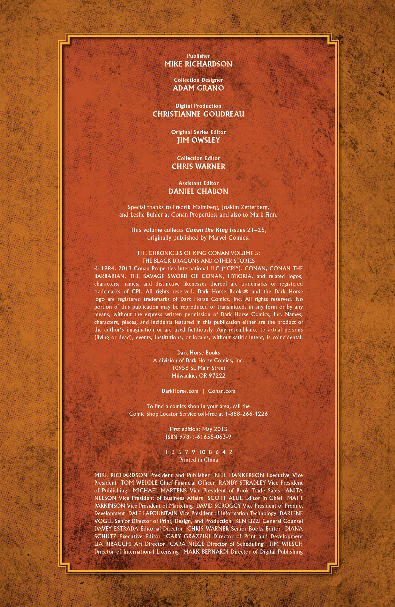 Read online The Chronicles of King Conan comic -  Issue # TPB 5 (Part 1) - 5