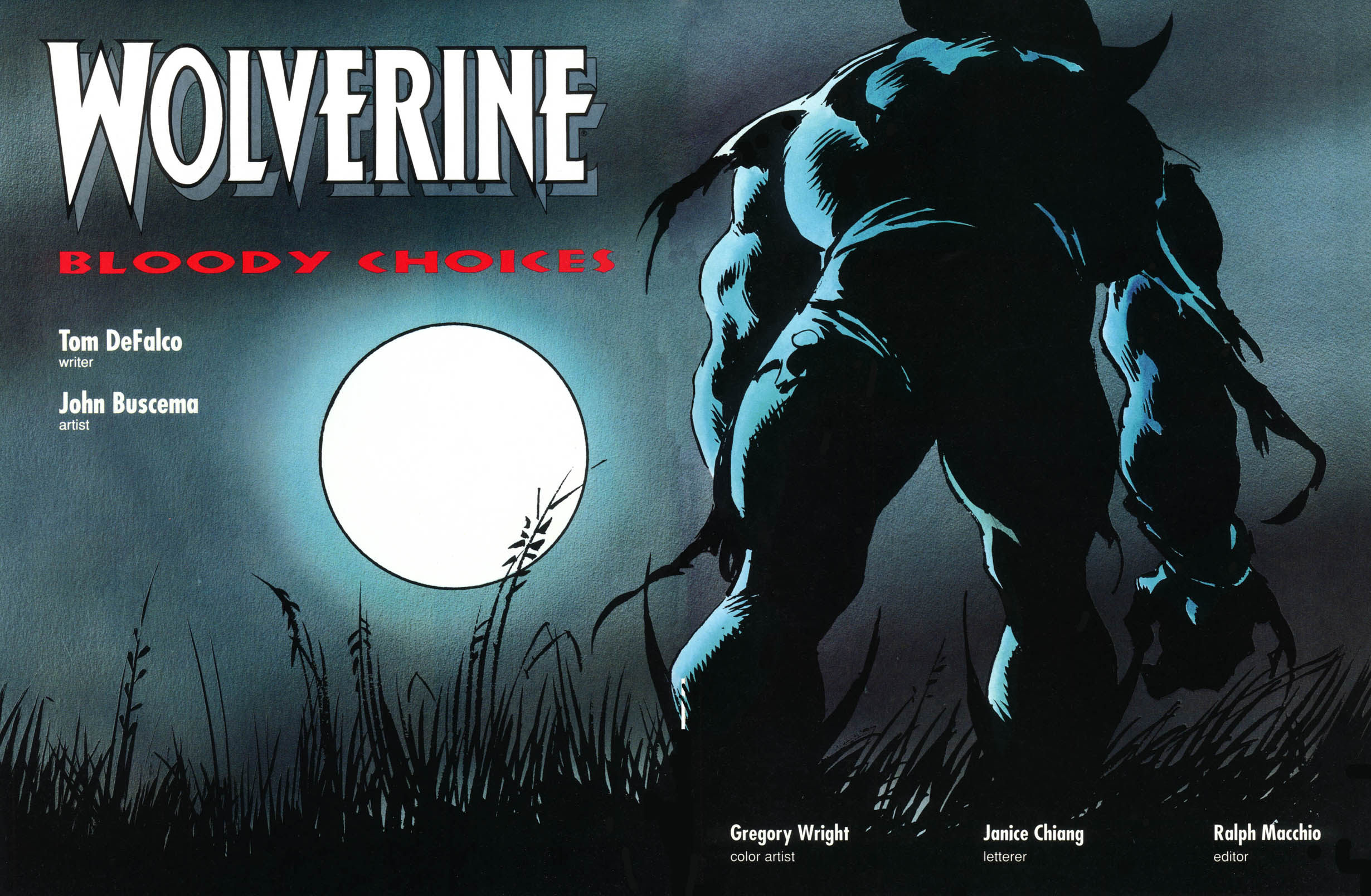 Read online Marvel Graphic Novel comic -  Issue #67 - Wolverine - Bloody Choices - 3