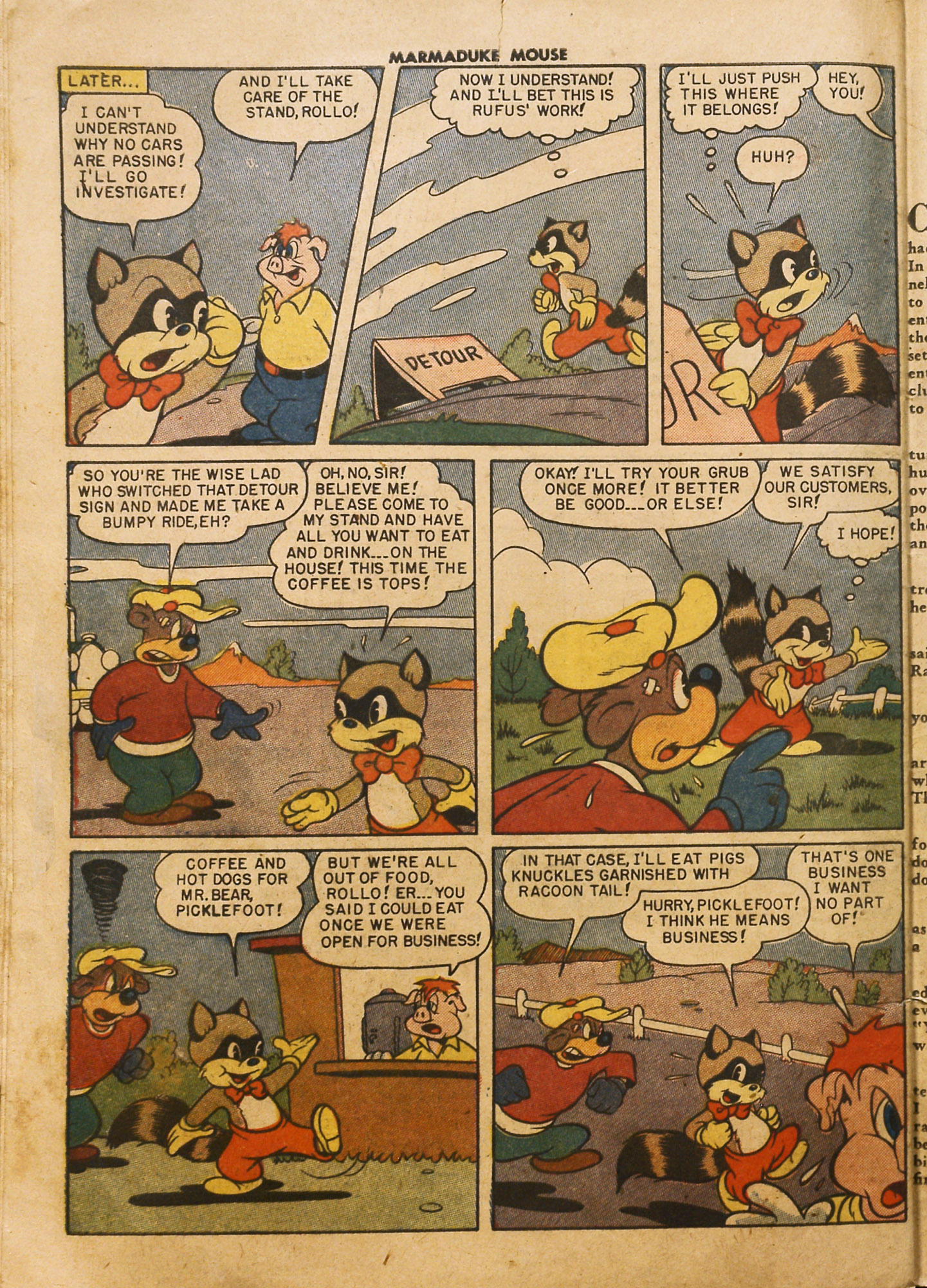 Read online Marmaduke Mouse comic -  Issue #19 - 22