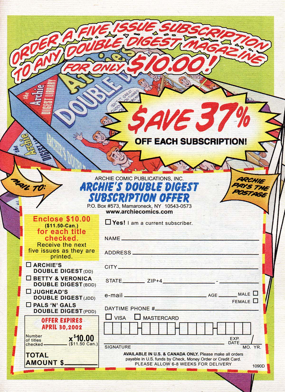 Read online Betty and Veronica Digest Magazine comic -  Issue #128 - 89