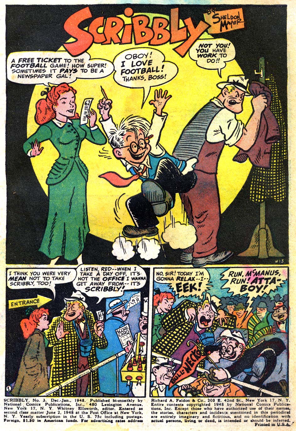 Read online Scribbly comic -  Issue #3 - 3