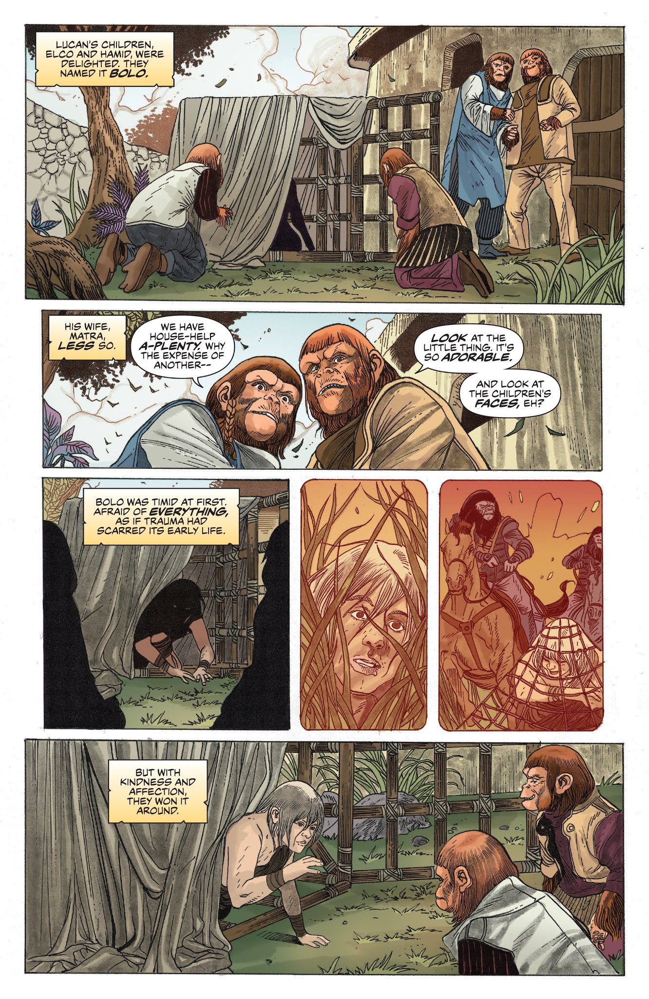 Read online Planet of the Apes: The Time of Man comic -  Issue # Full - 13