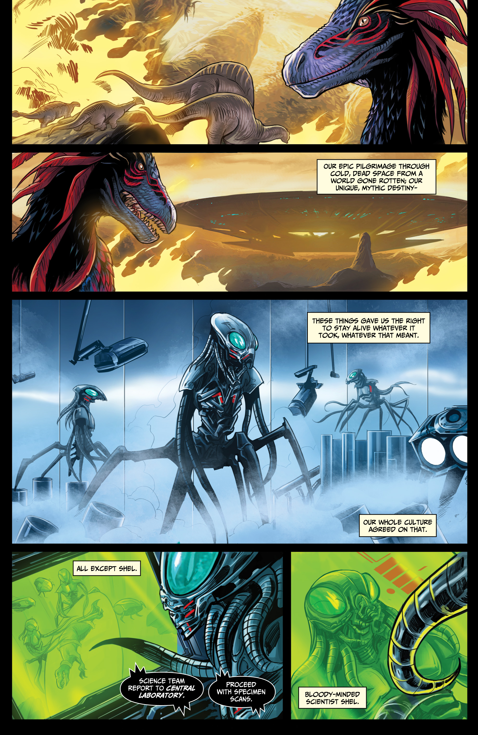 Read online Dinosaurs Vs. Aliens comic -  Issue # Full - 43