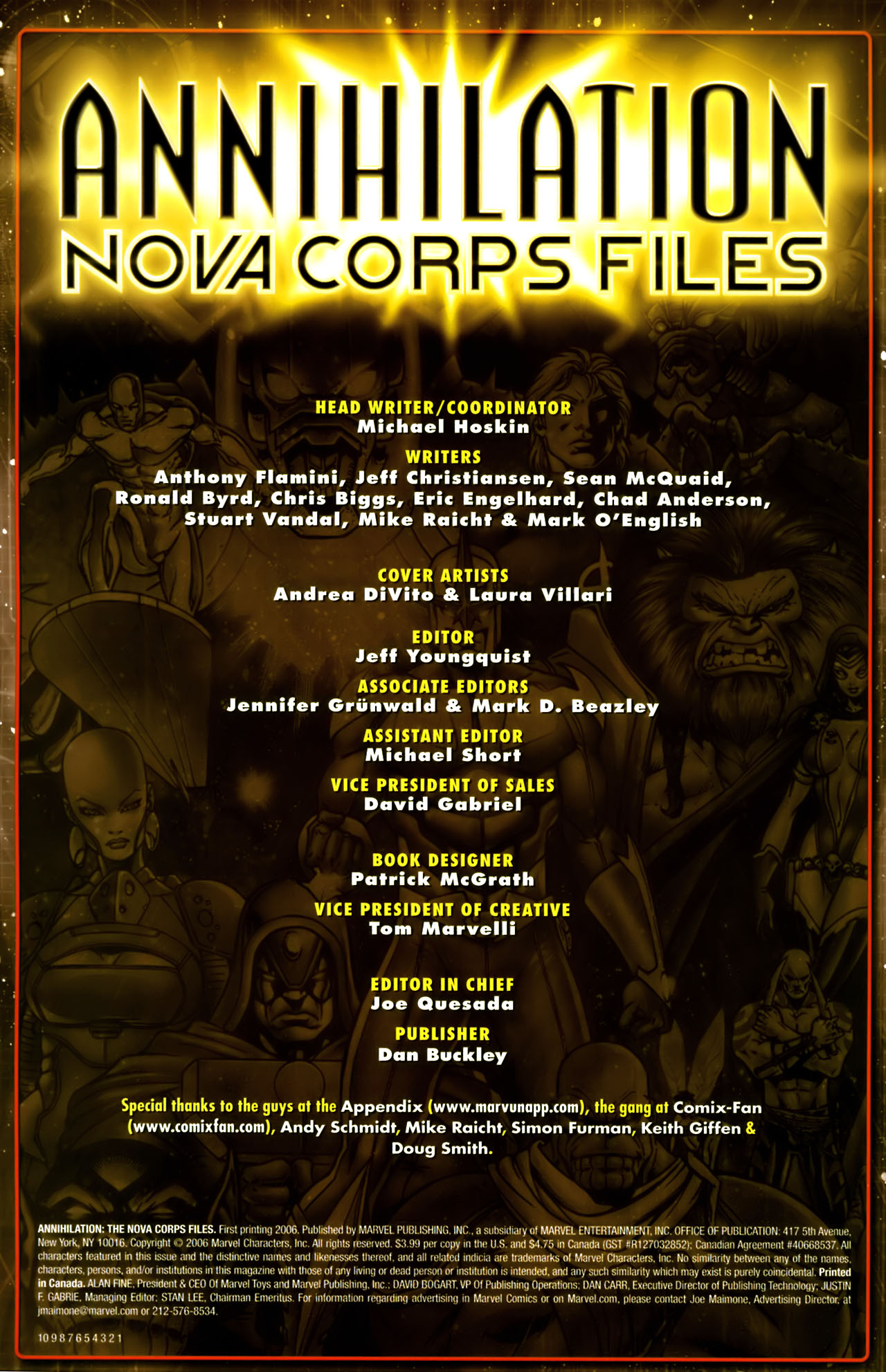 Read online Annihilation:  The  Nova Corps Files comic -  Issue #Annihilation:  The  Nova Corps Files Full - 2