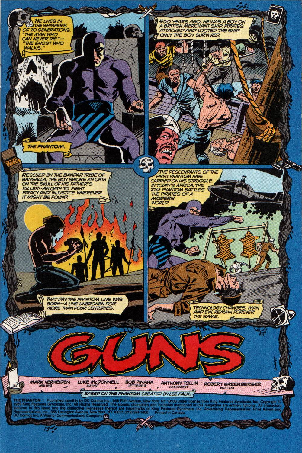Read online The Phantom (1989) comic -  Issue #1 - 2