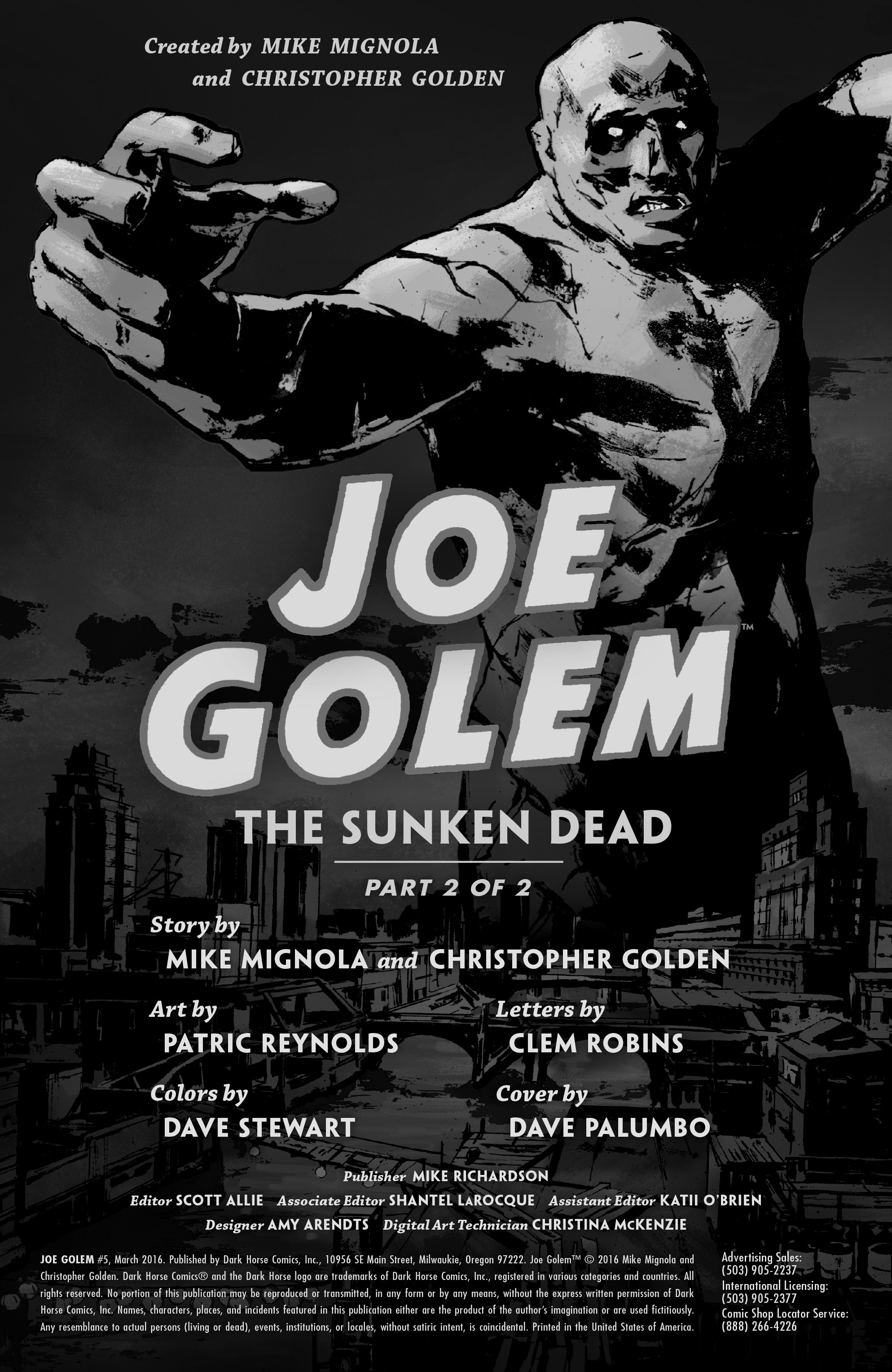 Read online Joe Golem comic -  Issue #5 - 2
