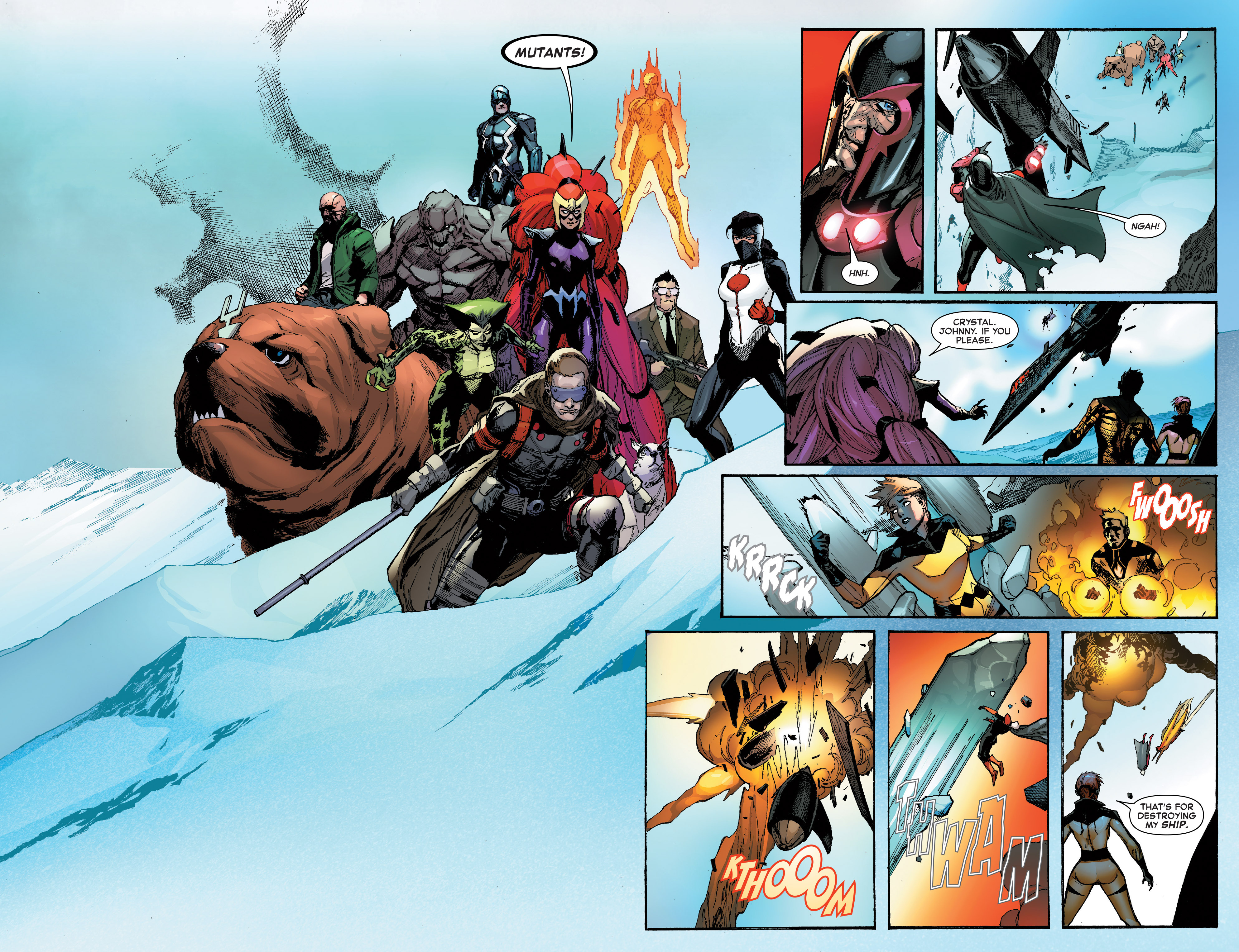 Read online Inhumans Vs. X-Men comic -  Issue #6 - 5