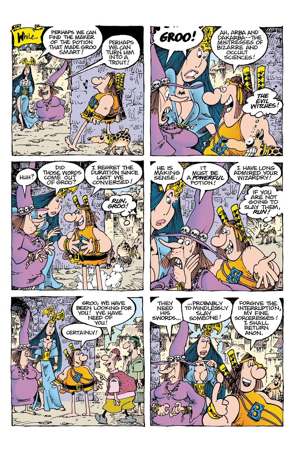 Read online Sergio Aragonés' Groo: The Most Intelligent Man In The World comic -  Issue # TPB - 47