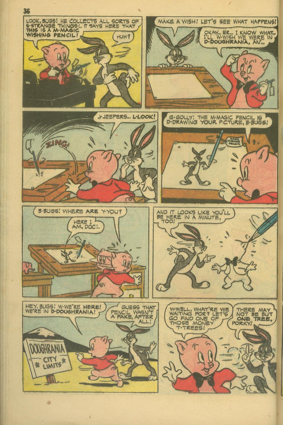 Read online Bugs Bunny's Christmas Funnies comic -  Issue # TPB 1 - 38
