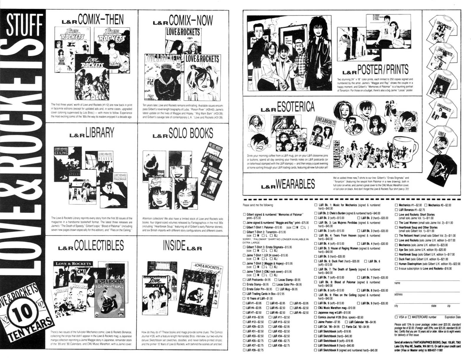 Read online Ten Years of Love and Rockets comic -  Issue # Full - 34