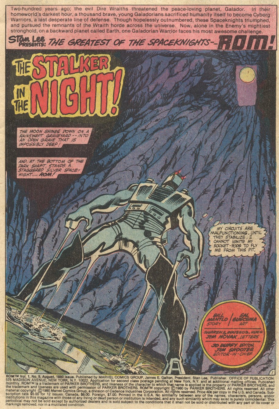 Read online ROM (1979) comic -  Issue #9 - 2