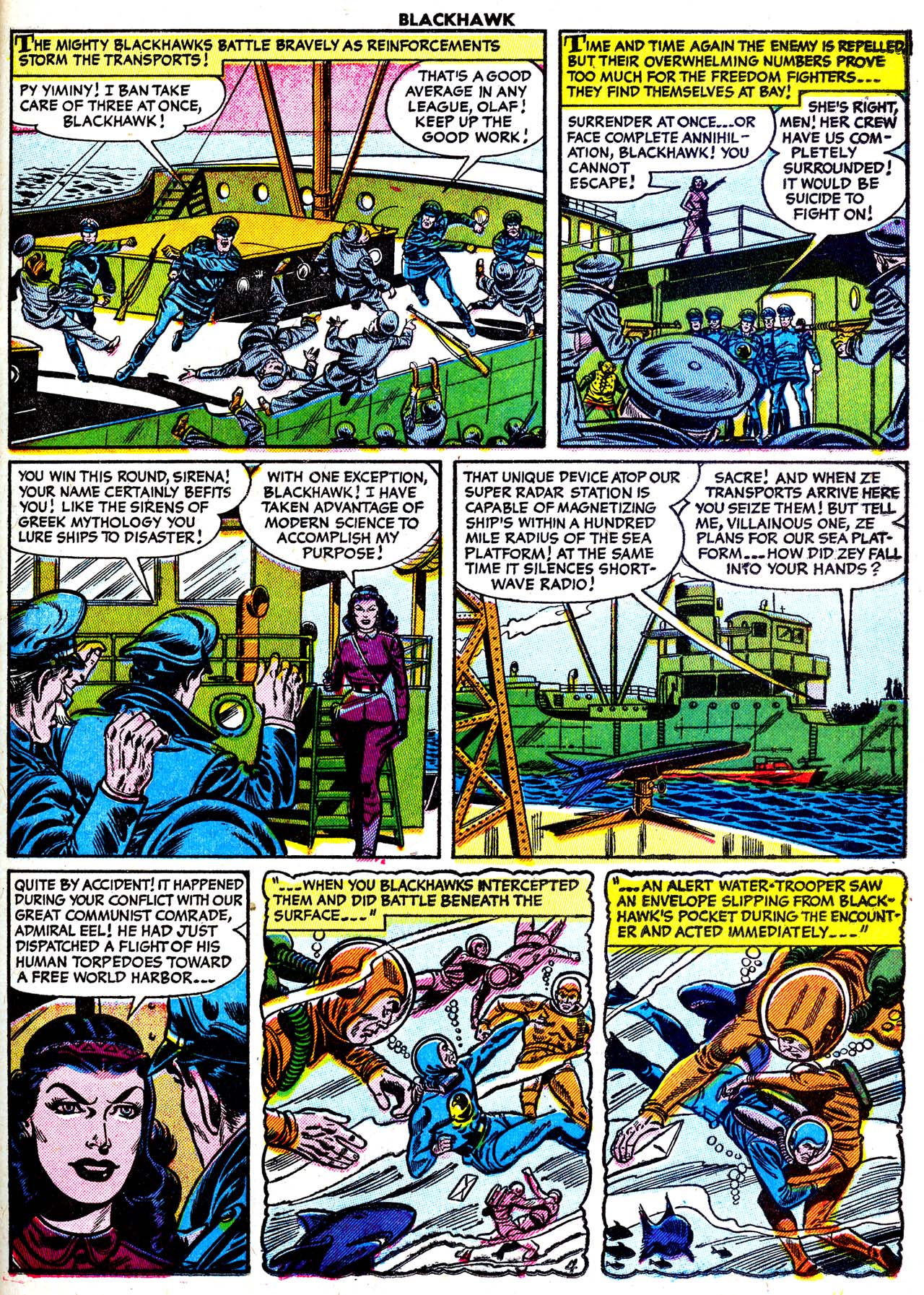 Read online Blackhawk (1957) comic -  Issue #93 - 21