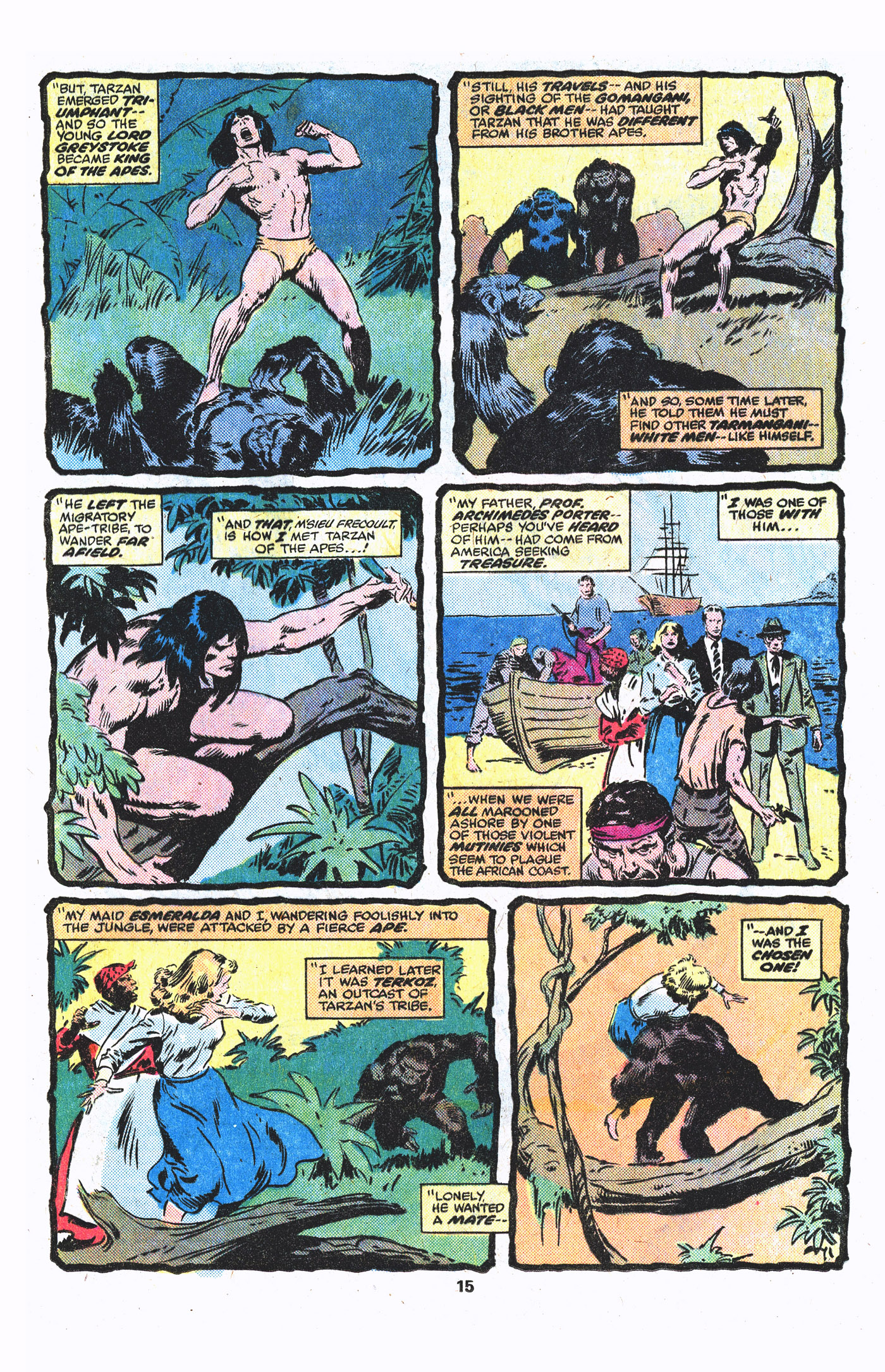 Read online Tarzan (1977) comic -  Issue #2 - 9