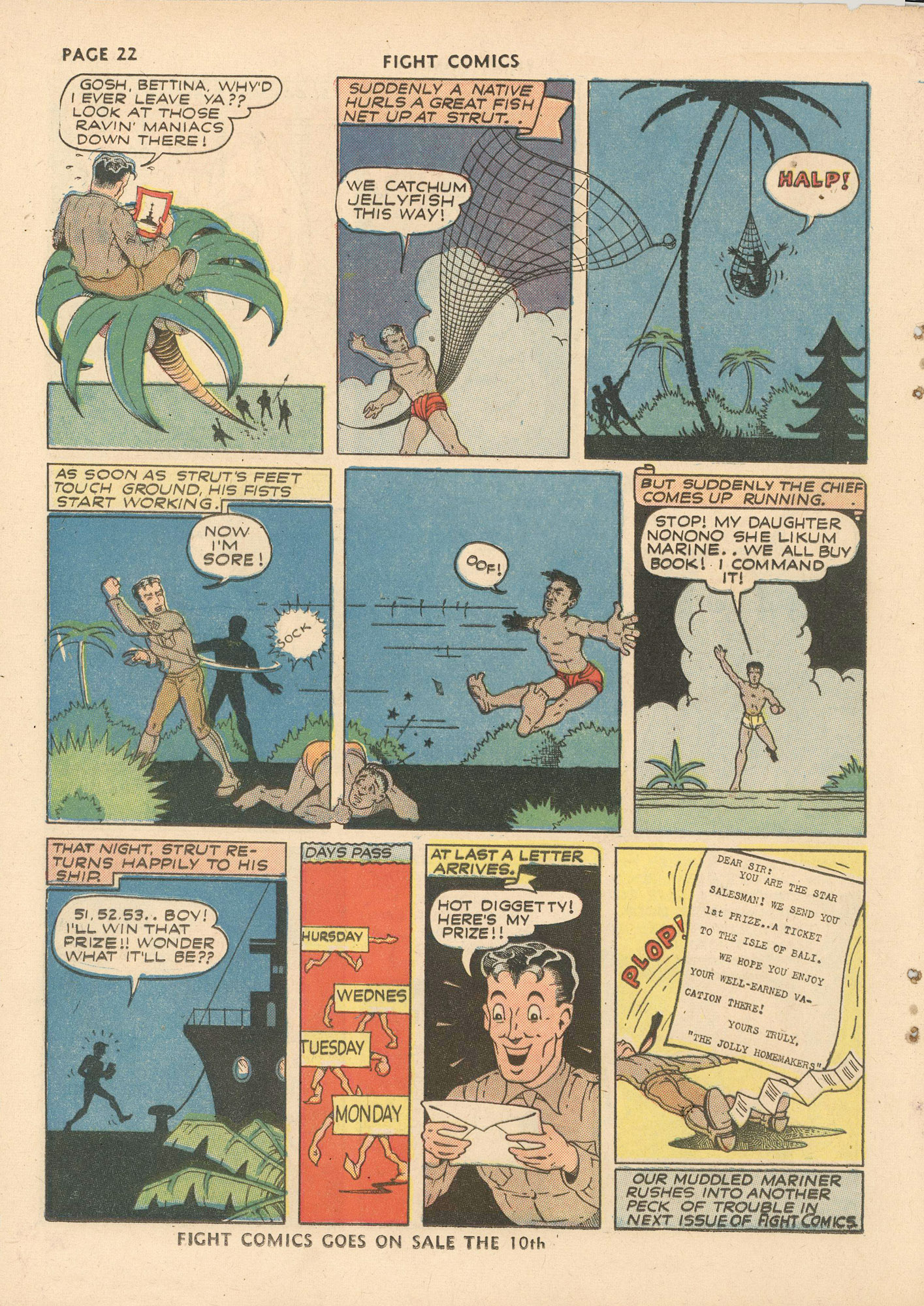 Read online Fight Comics comic -  Issue #16 - 25