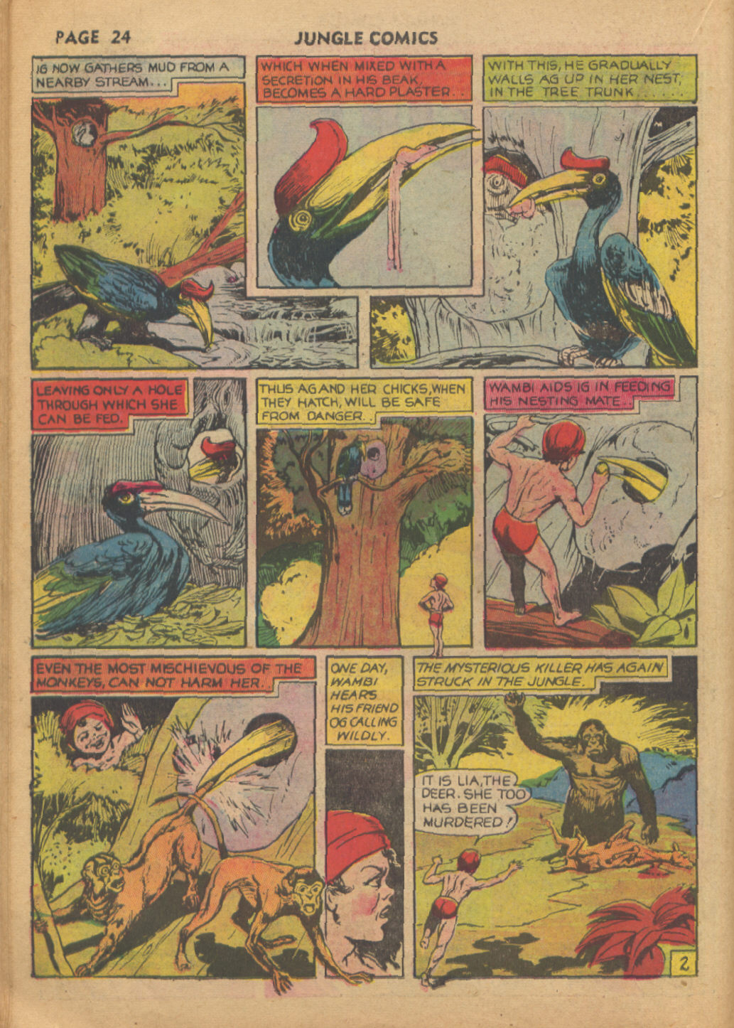 Read online Jungle Comics comic -  Issue #10 - 25