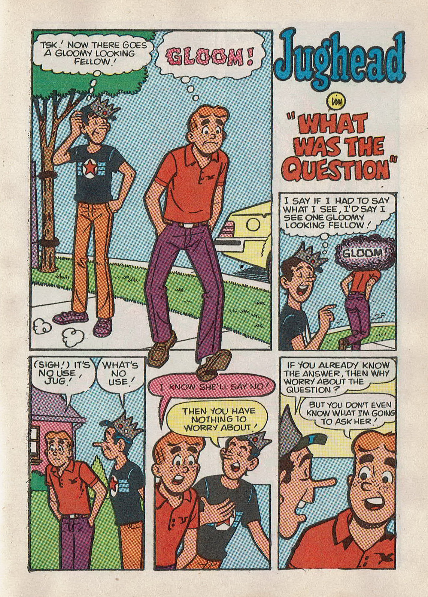 Read online Jughead Jones Comics Digest comic -  Issue #60 - 109