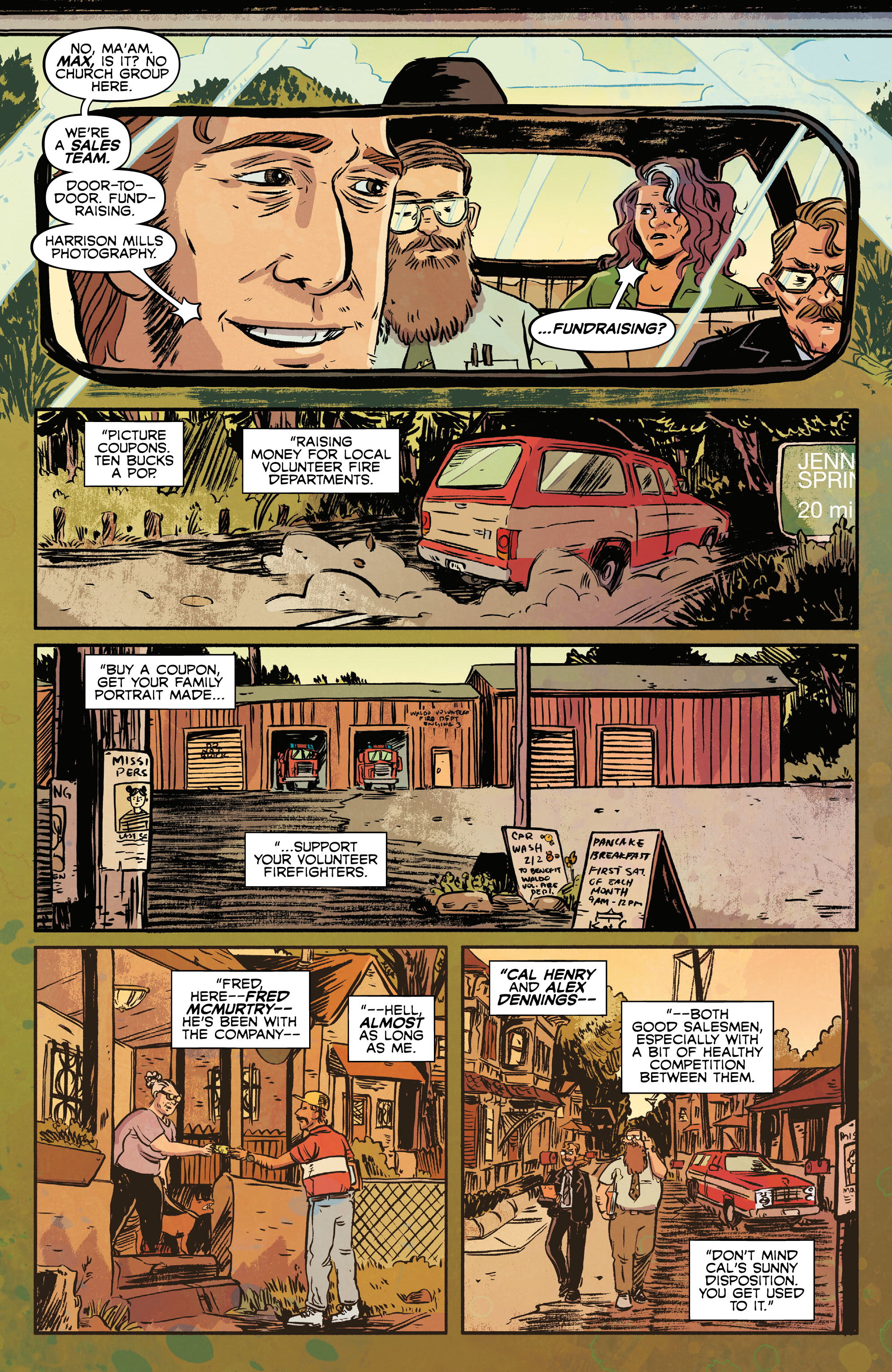 Read online Door to Door, Night by Night comic -  Issue #1 - 6