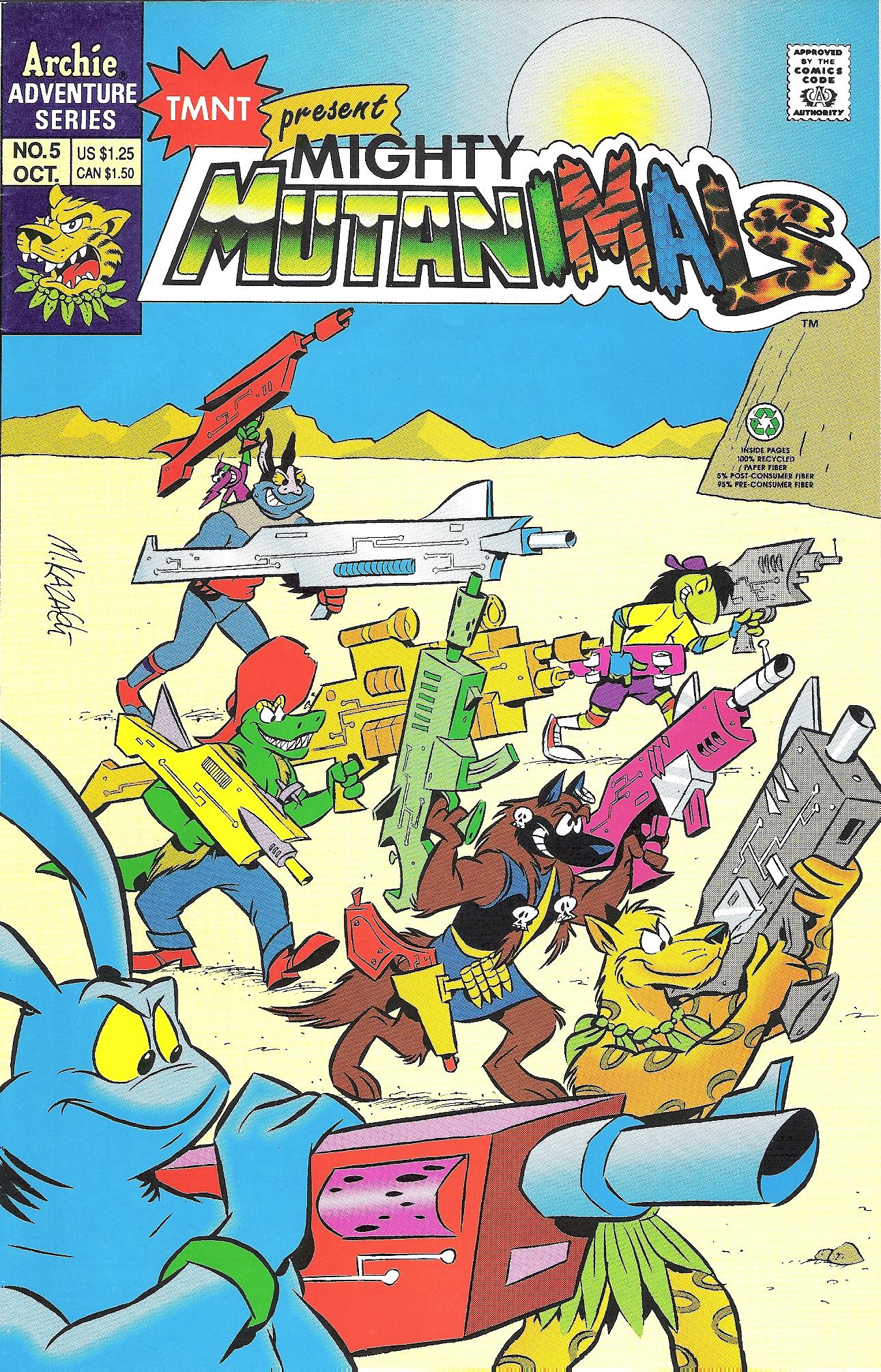 Read online Mighty Mutanimals (1992) comic -  Issue #5 - 1
