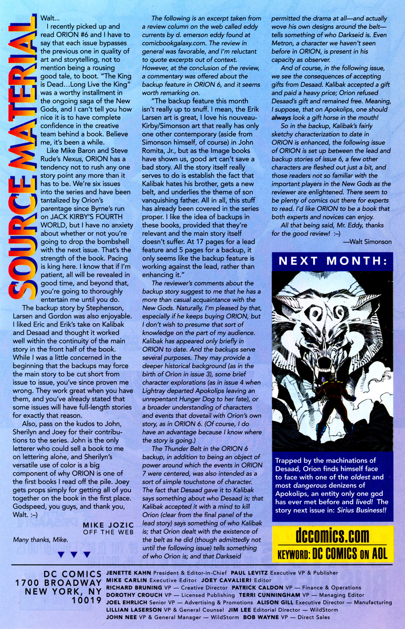 Read online Orion comic -  Issue #9 - 24