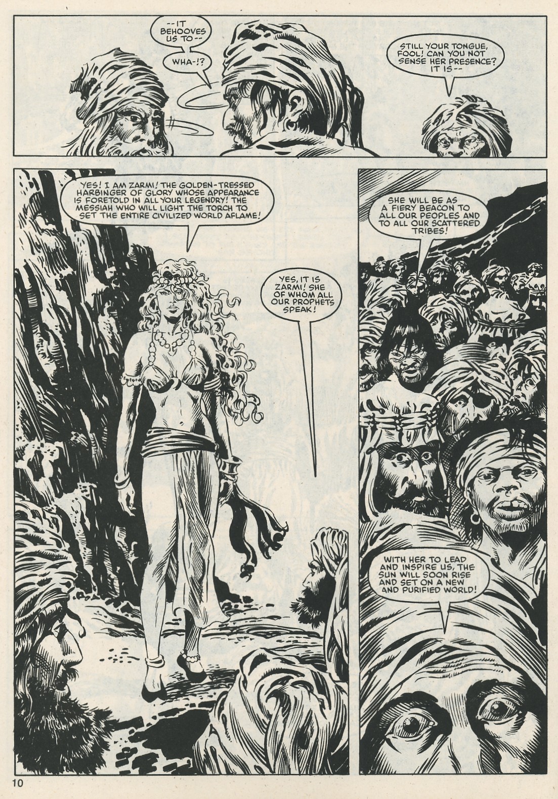 Read online The Savage Sword Of Conan comic -  Issue #112 - 10