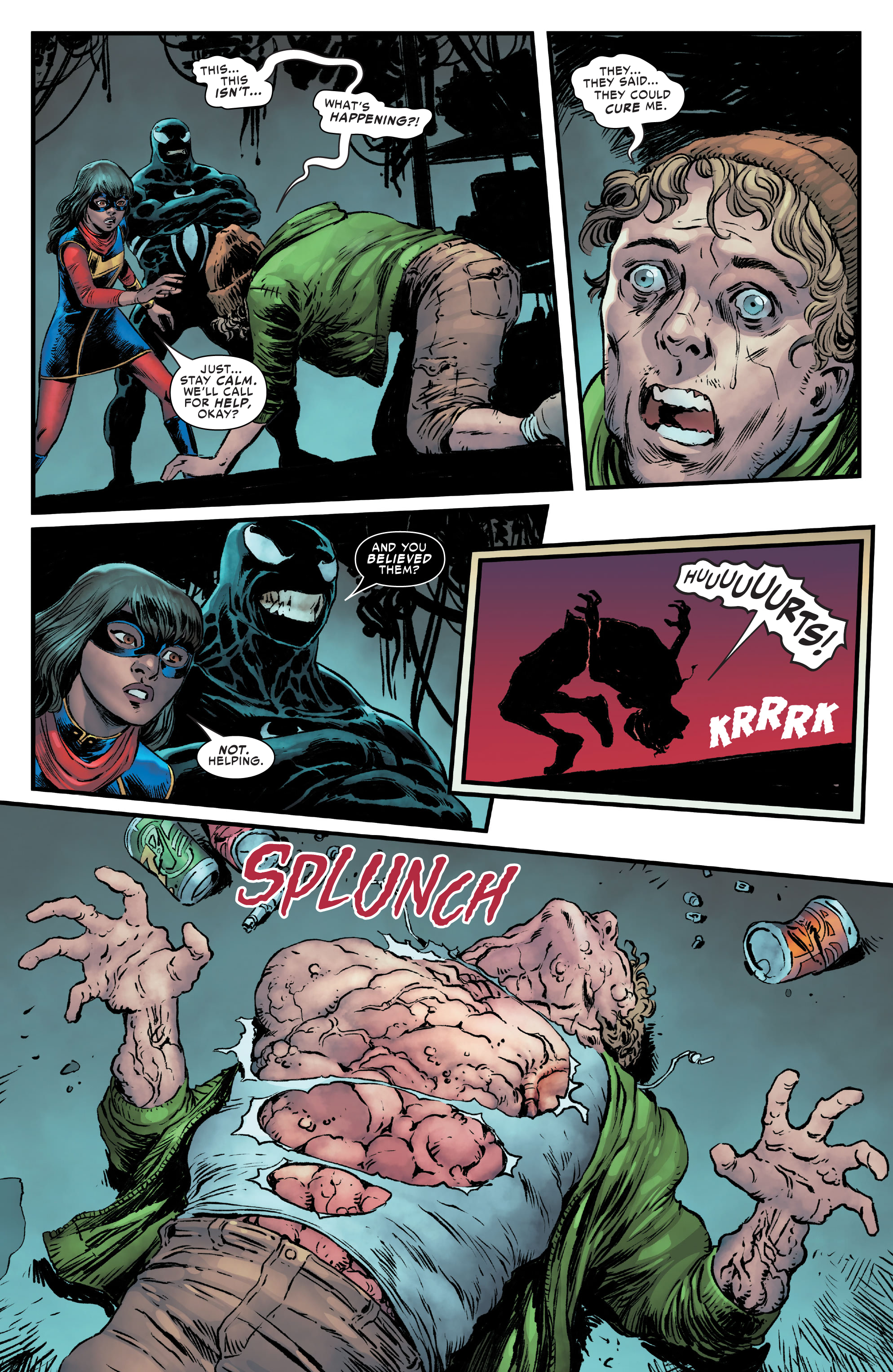 Read online Ms. Marvel & Venom comic -  Issue #1 - 17