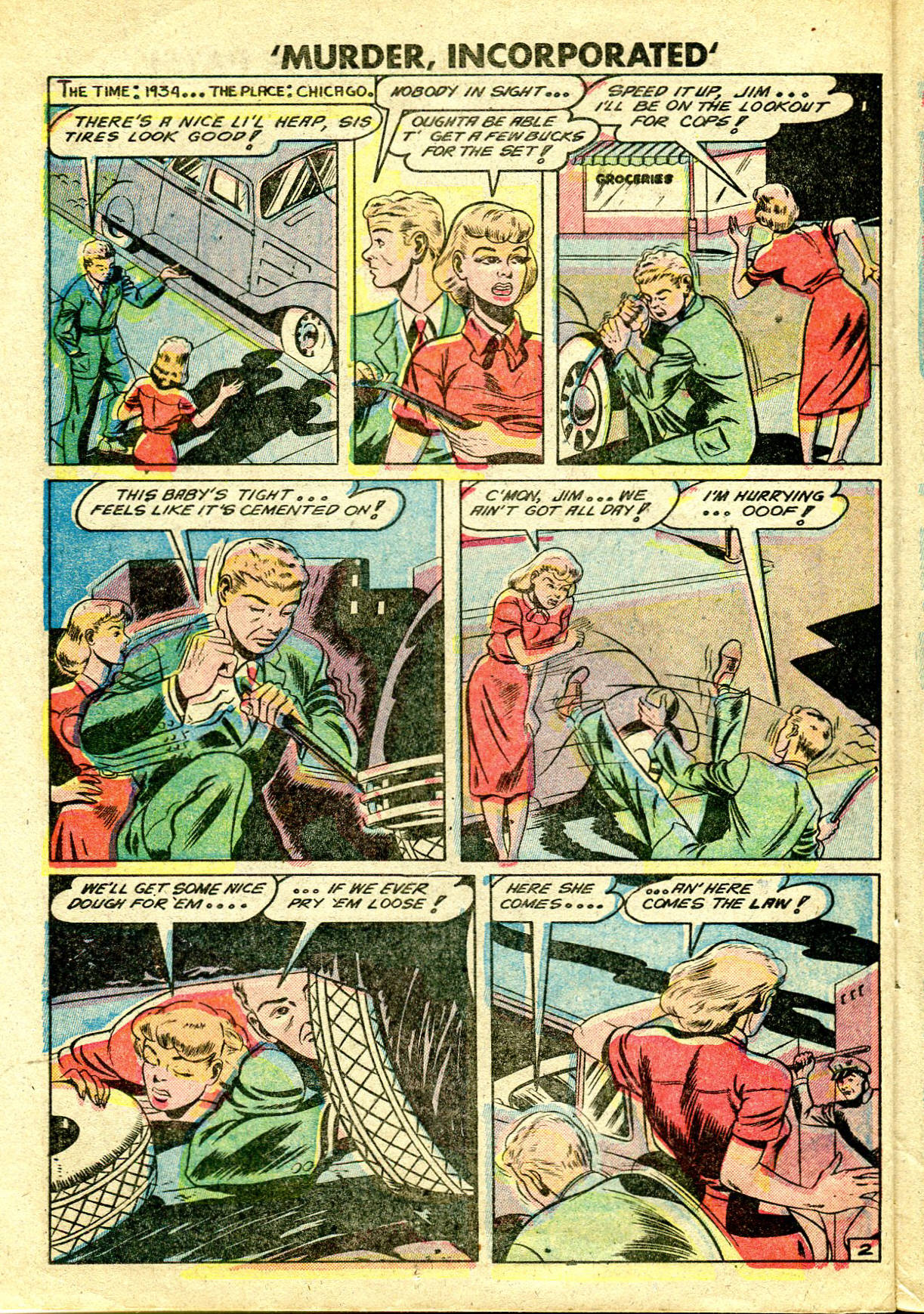 Read online Murder Incorporated (1948) comic -  Issue #6 - 12
