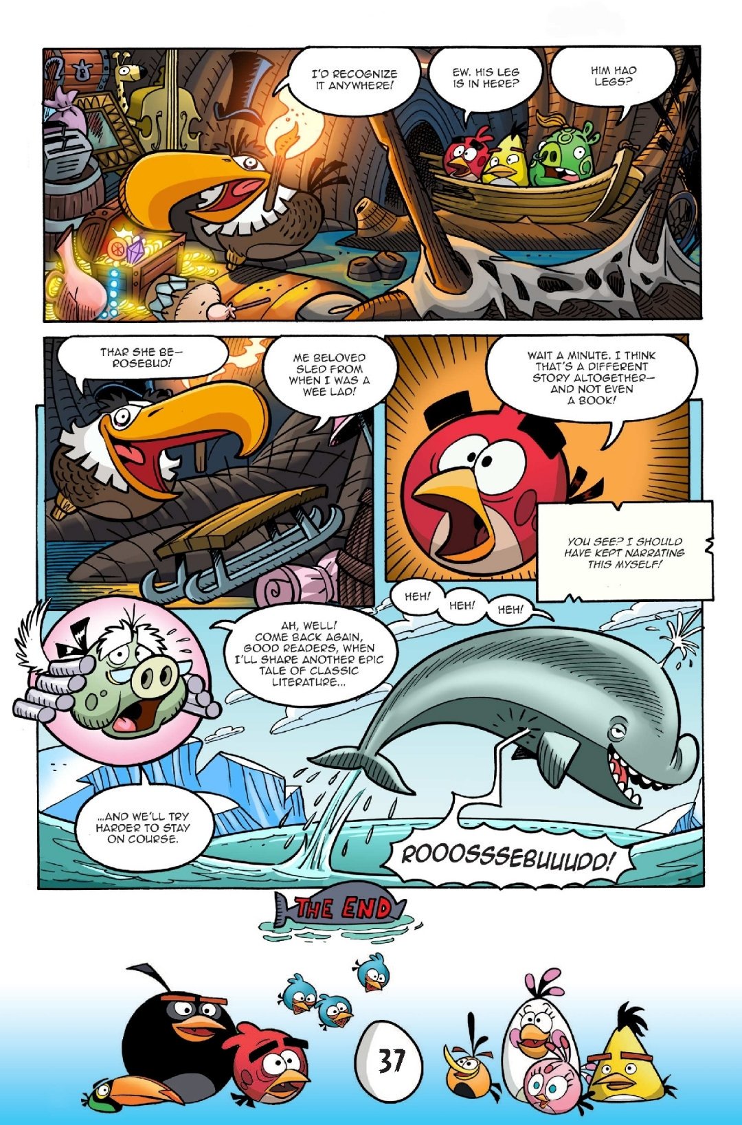 Read online Angry Birds Comics Quarterly comic -  Issue # Issue Furious Fowl - 38