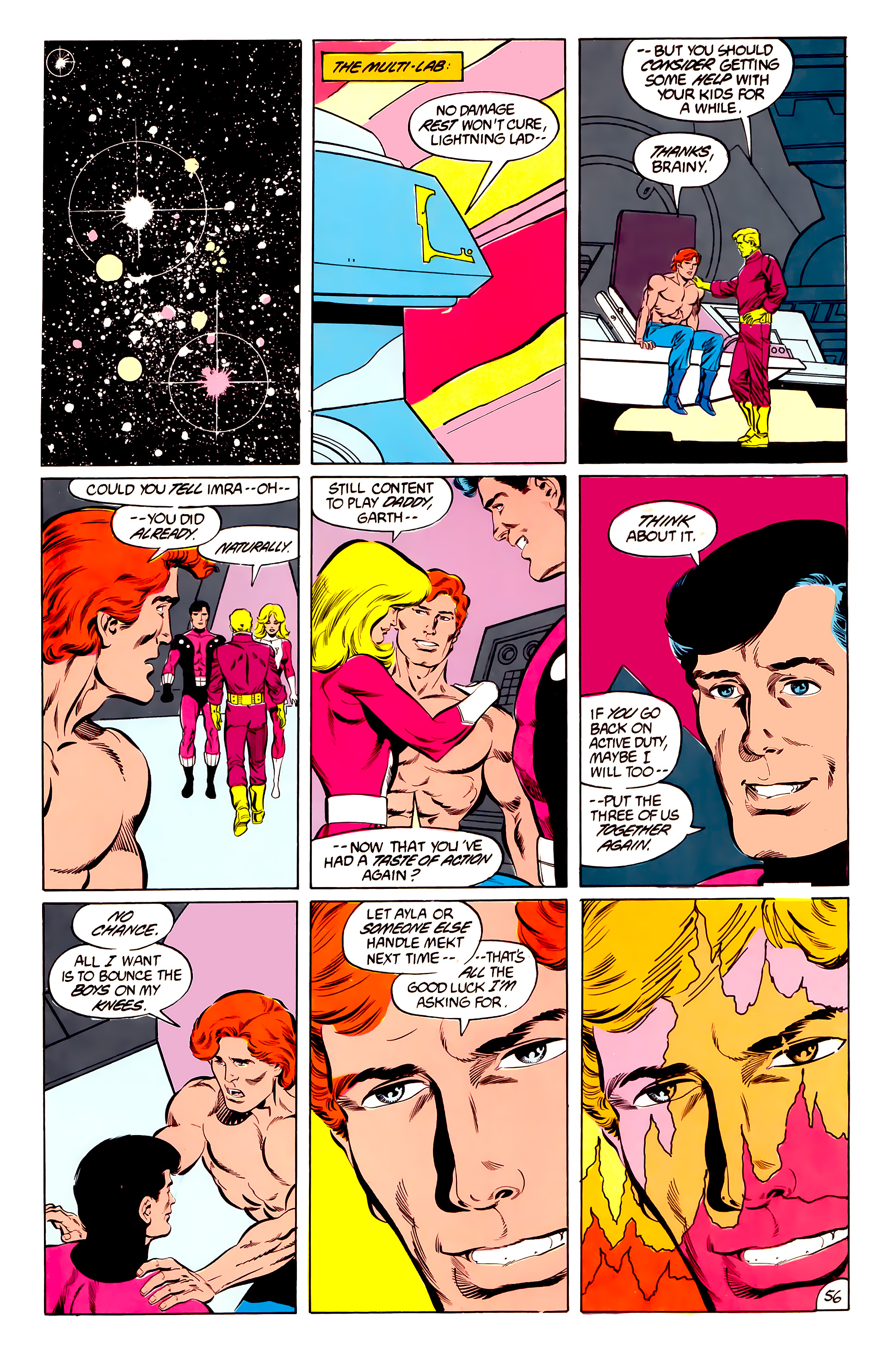 Legion of Super-Heroes (1984) 45 Page 55