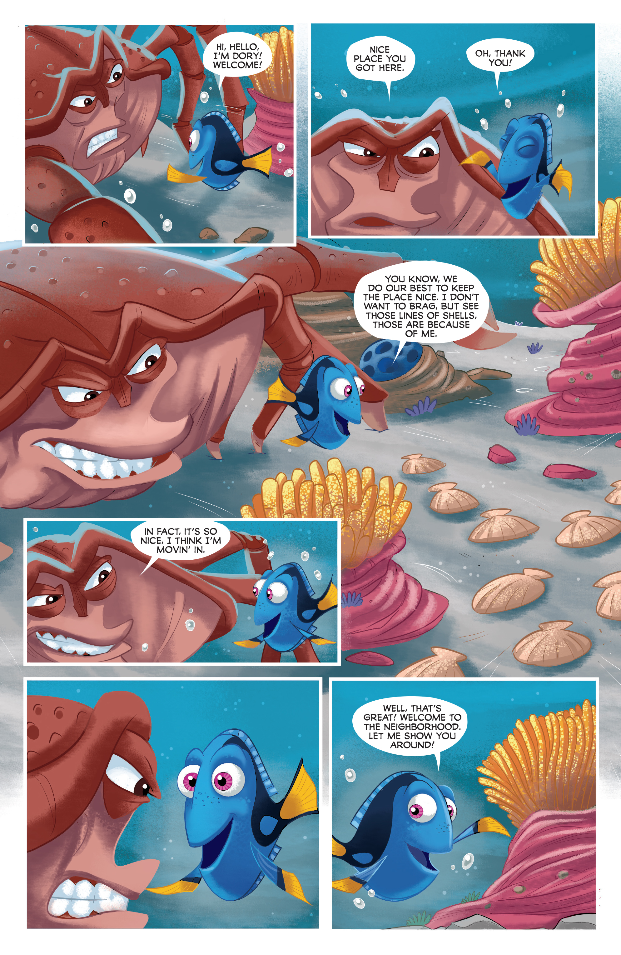 Read online Disney Pixar Finding Dory comic -  Issue #3 - 8