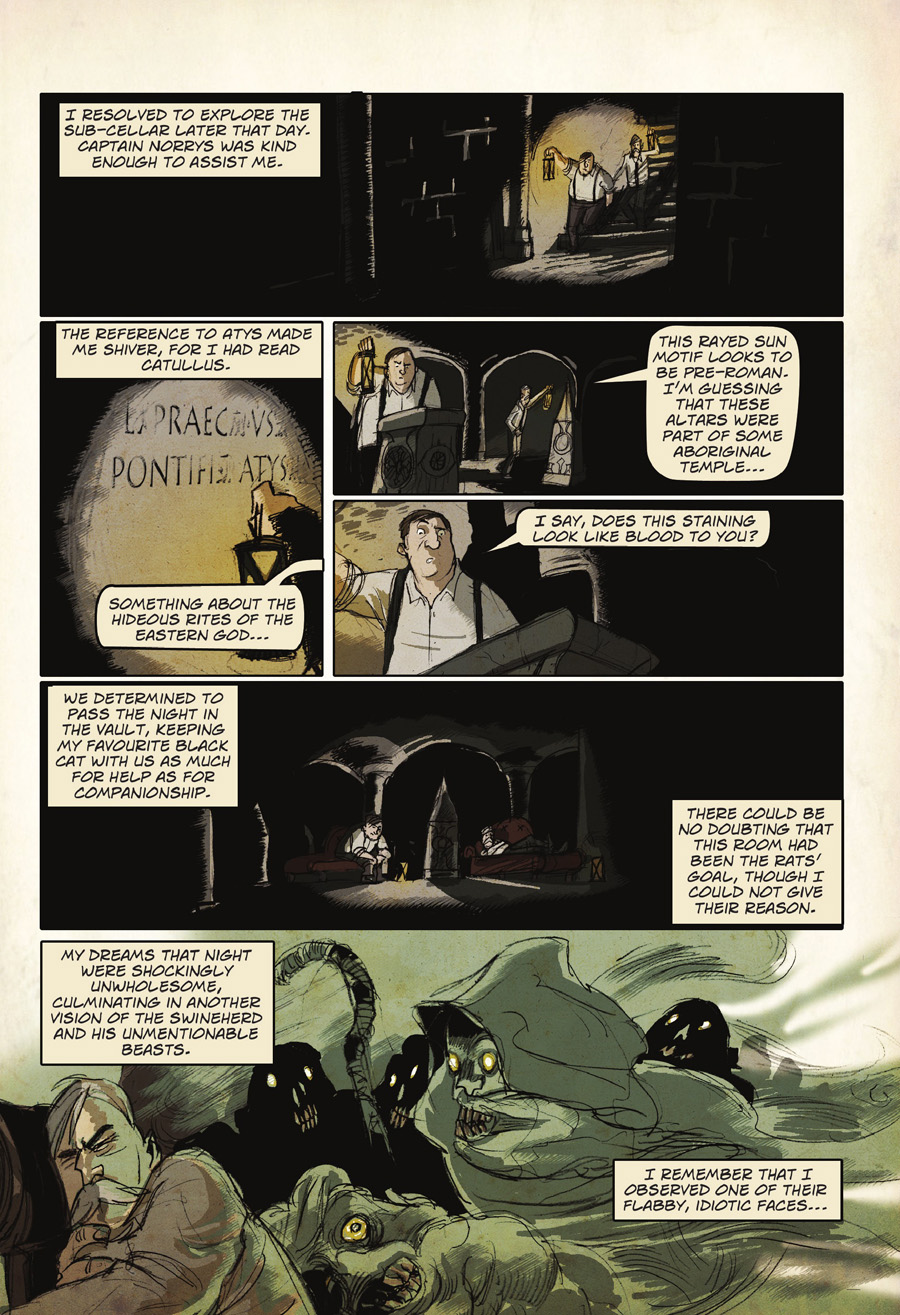 Read online The Lovecraft Anthology comic -  Issue # TPB 1 - 95
