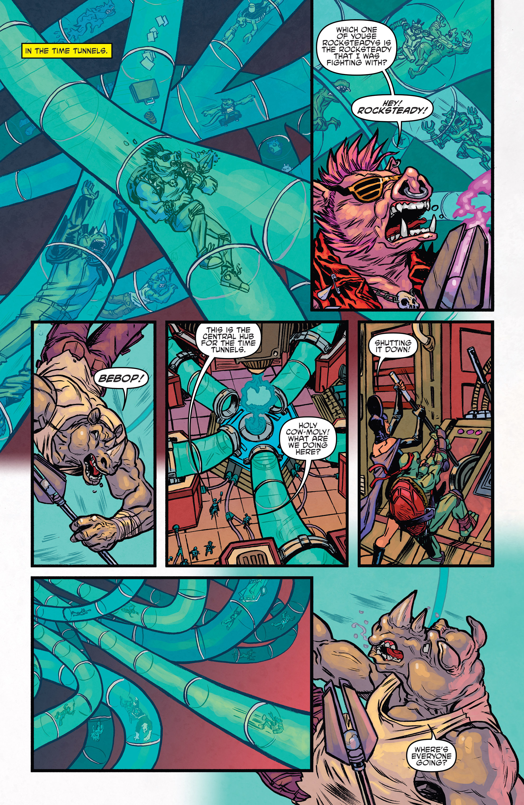Read online Teenage Mutant Ninja Turtles Bebop & Rocksteady Destroy Everything comic -  Issue #5 - 5