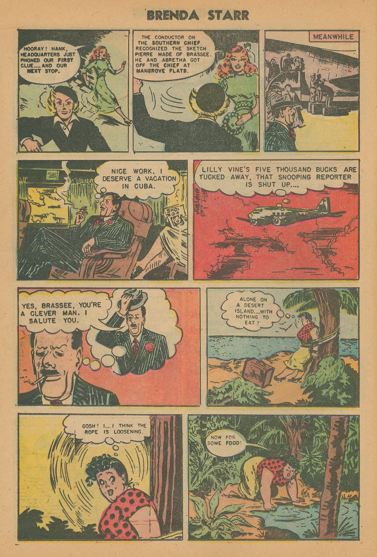 Read online Brenda Starr (1948) comic -  Issue #15 - 16