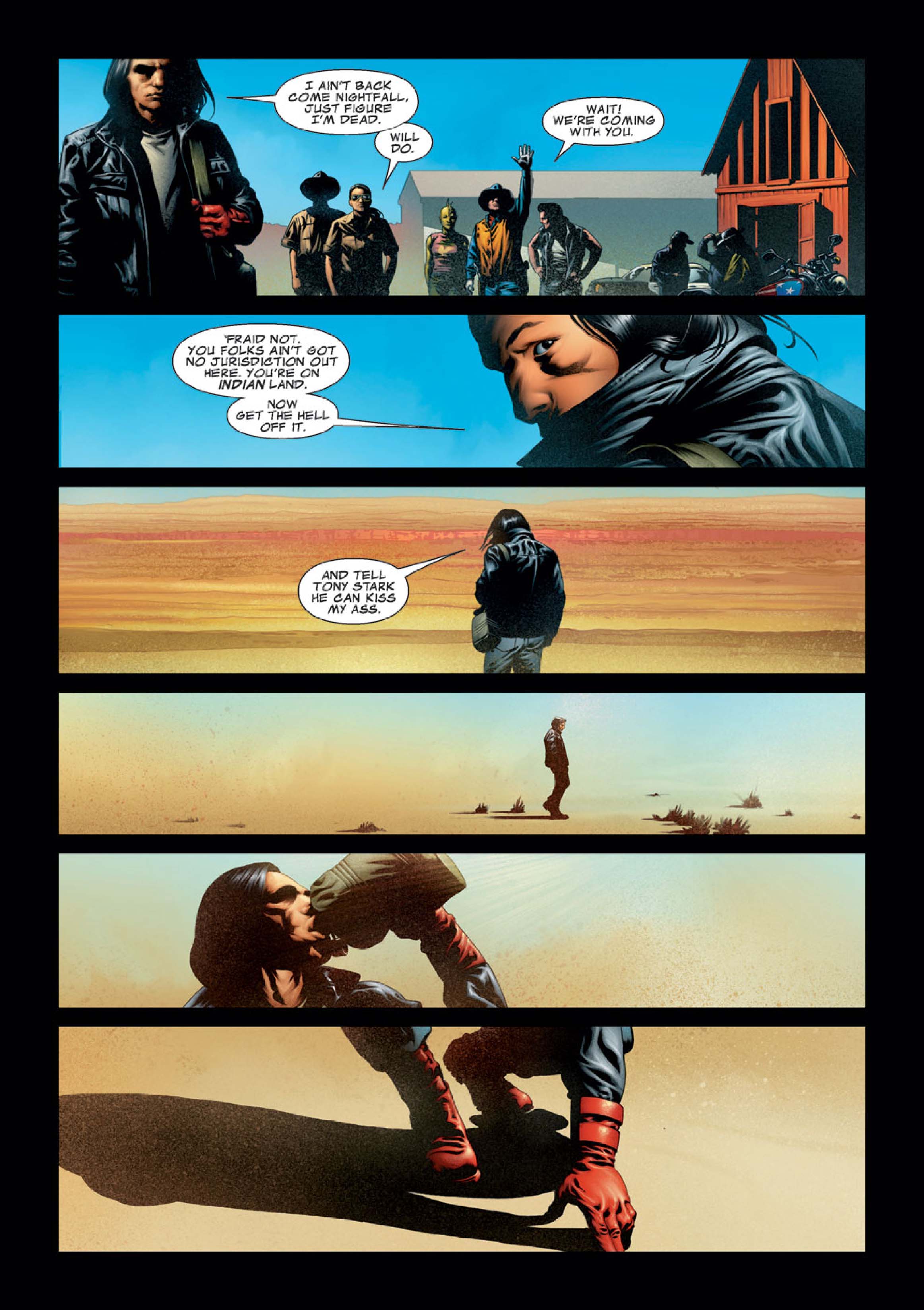 Read online American Eagle: Just A Little Old Fashioned Justice comic -  Issue # Full - 5