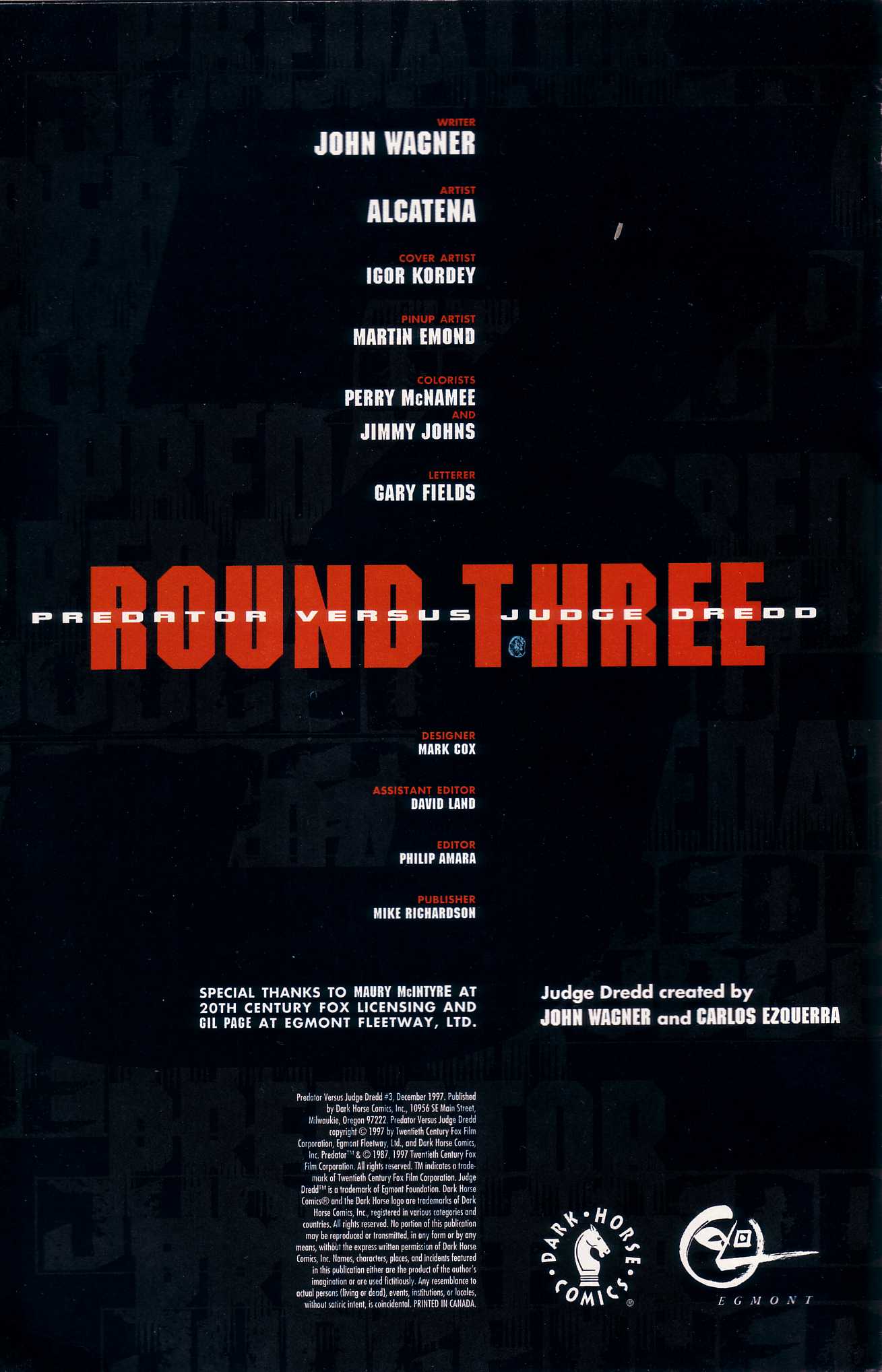 Read online Predator Versus Judge Dredd comic -  Issue #3 - 2