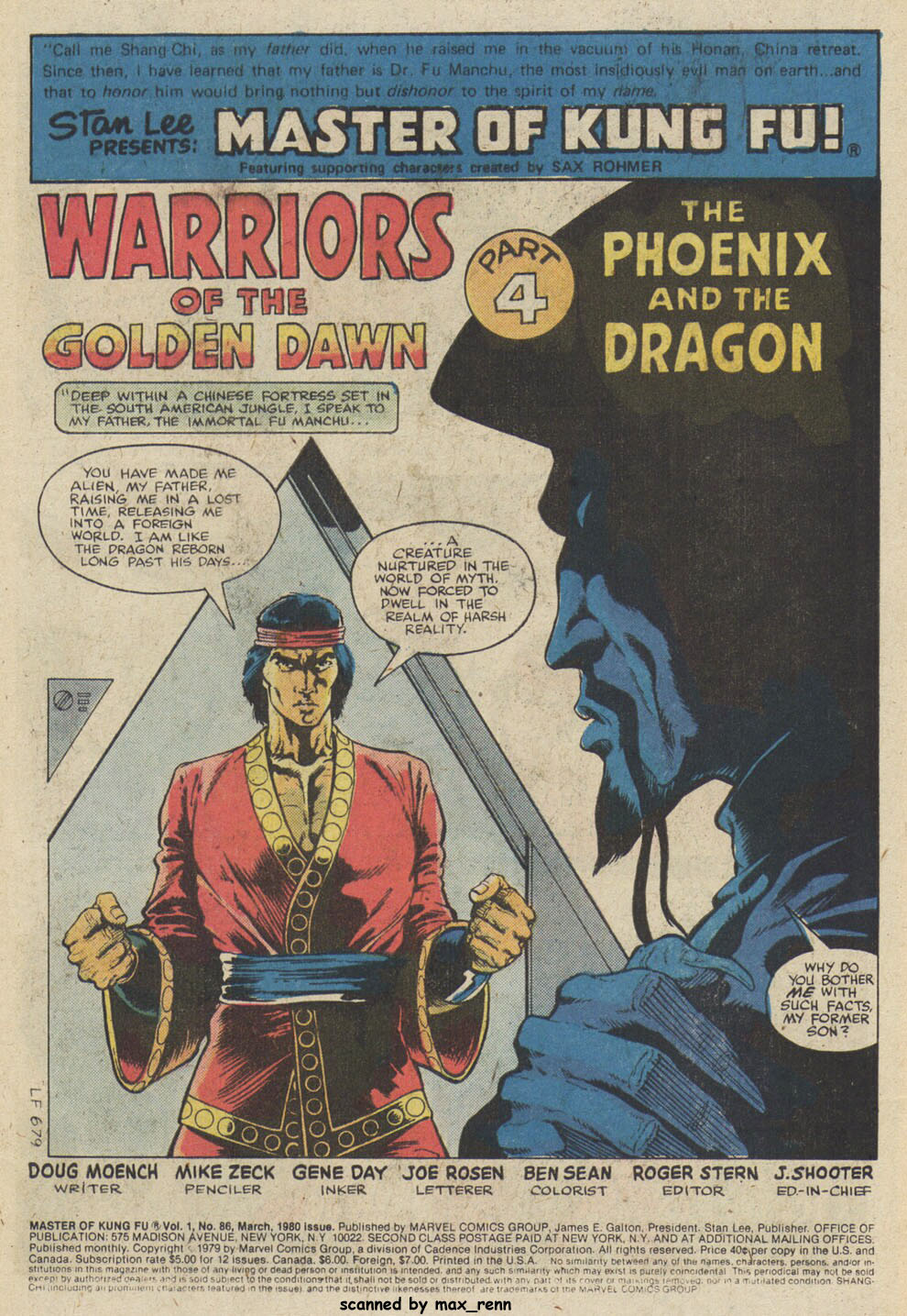 Read online Master of Kung Fu (1974) comic -  Issue #86 - 2