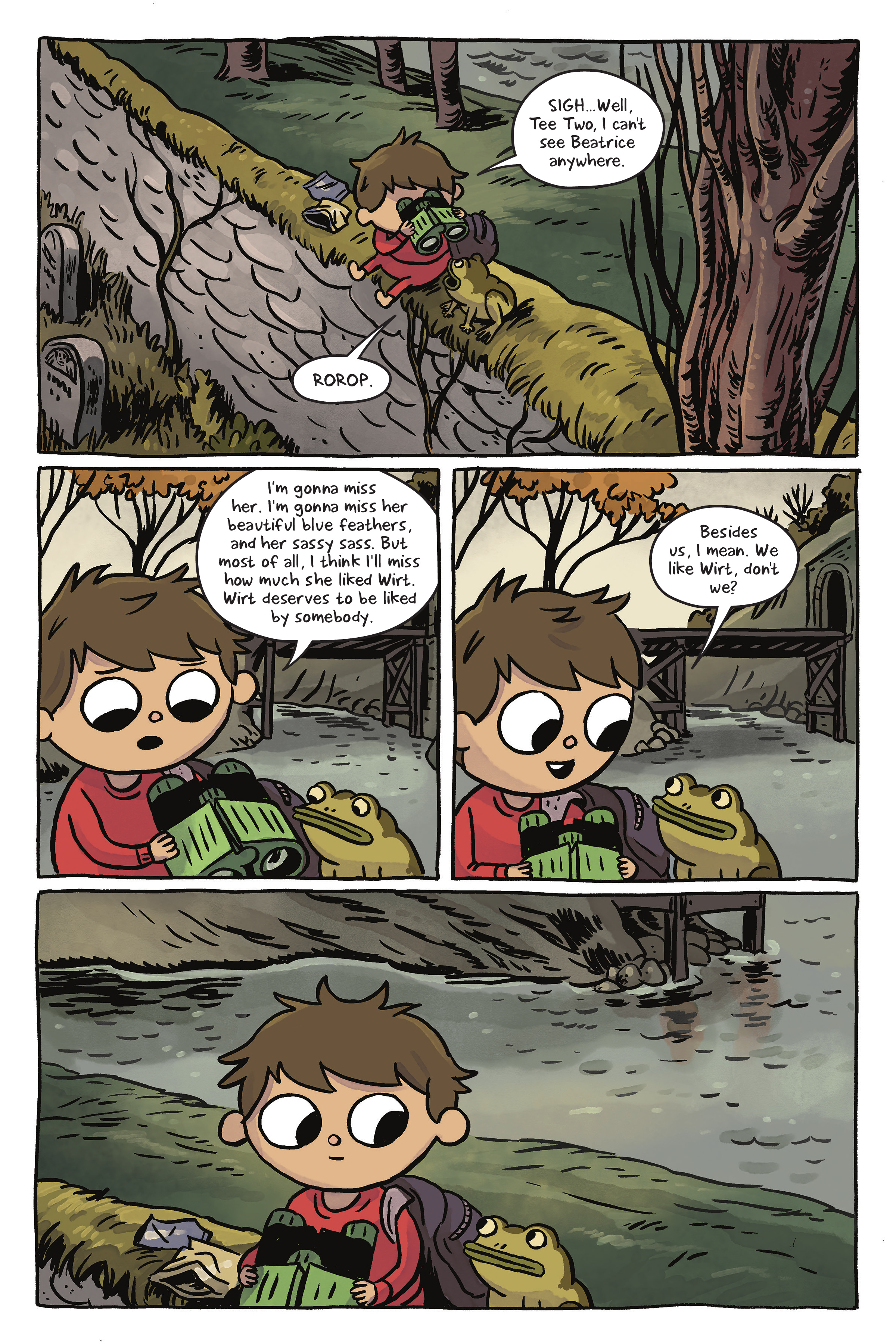 Read online Over the Garden Wall: Distillatoria comic -  Issue # TPB - 97