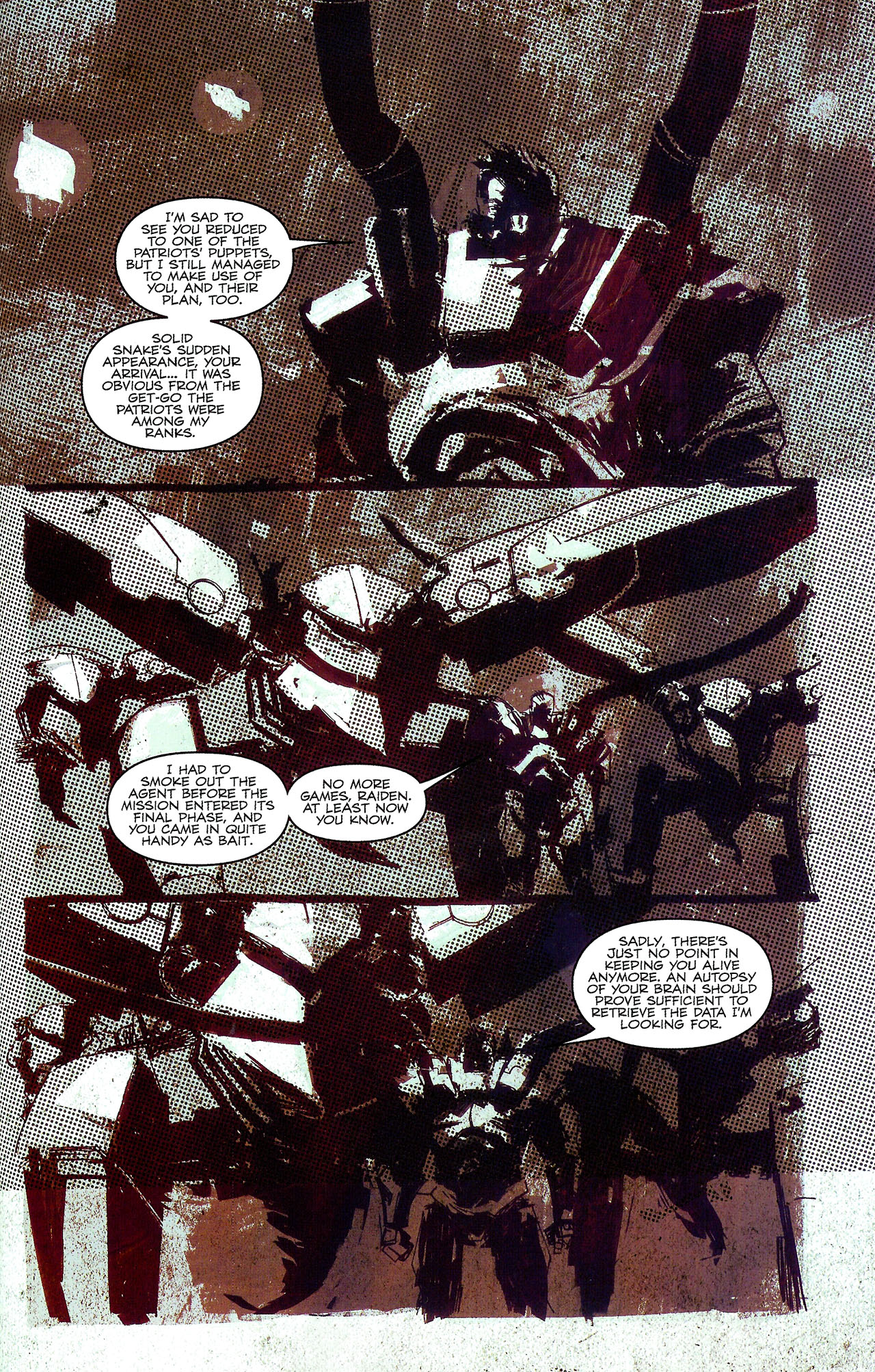 Read online Metal Gear Solid: Sons of Liberty comic -  Issue #10 - 21