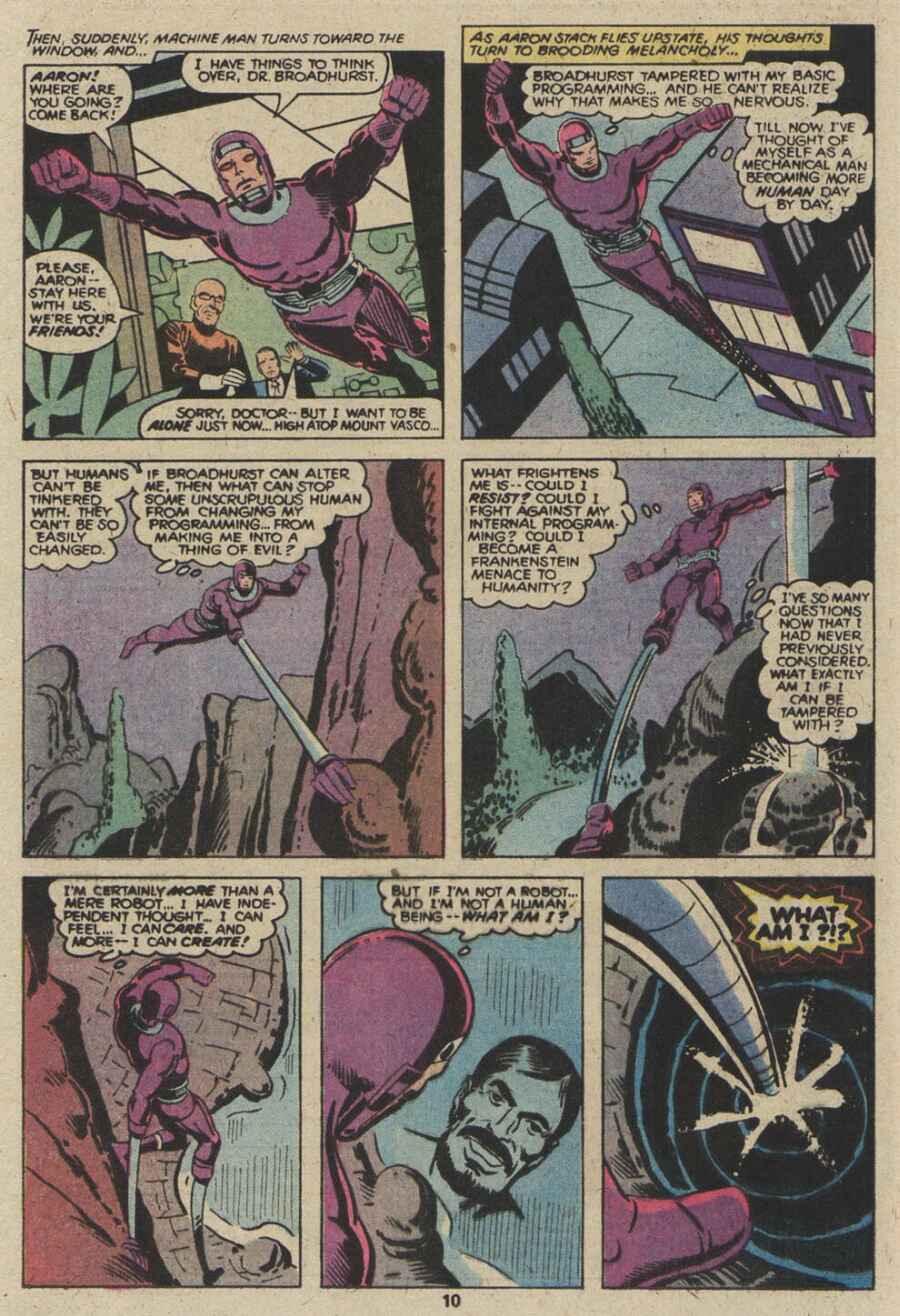 Read online Machine Man (1978) comic -  Issue #10 - 8