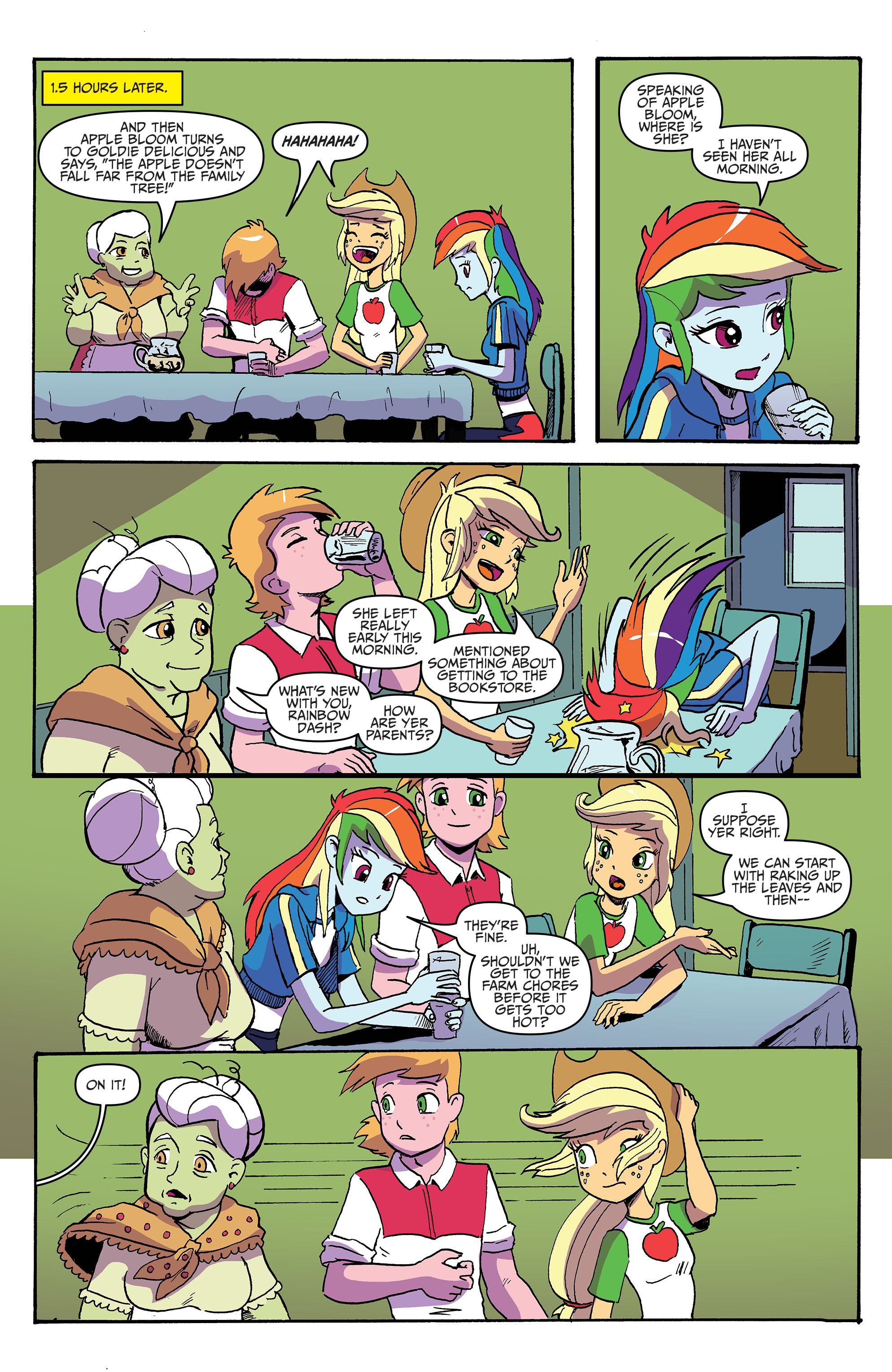 Read online My Little Pony Equestria Girls: Canterlot High: March Radness comic -  Issue # Full - 18