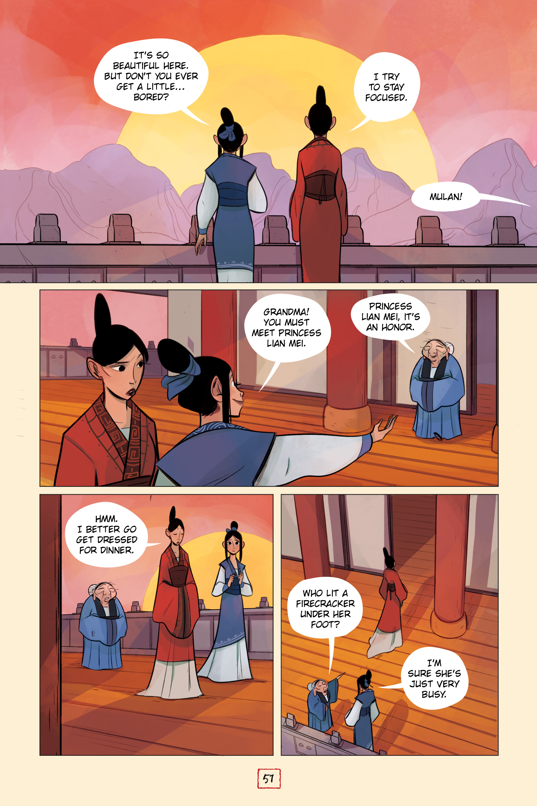 Read online Disney Mulan's Adventure Journal: The Palace of Secrets comic -  Issue # TPB - 52