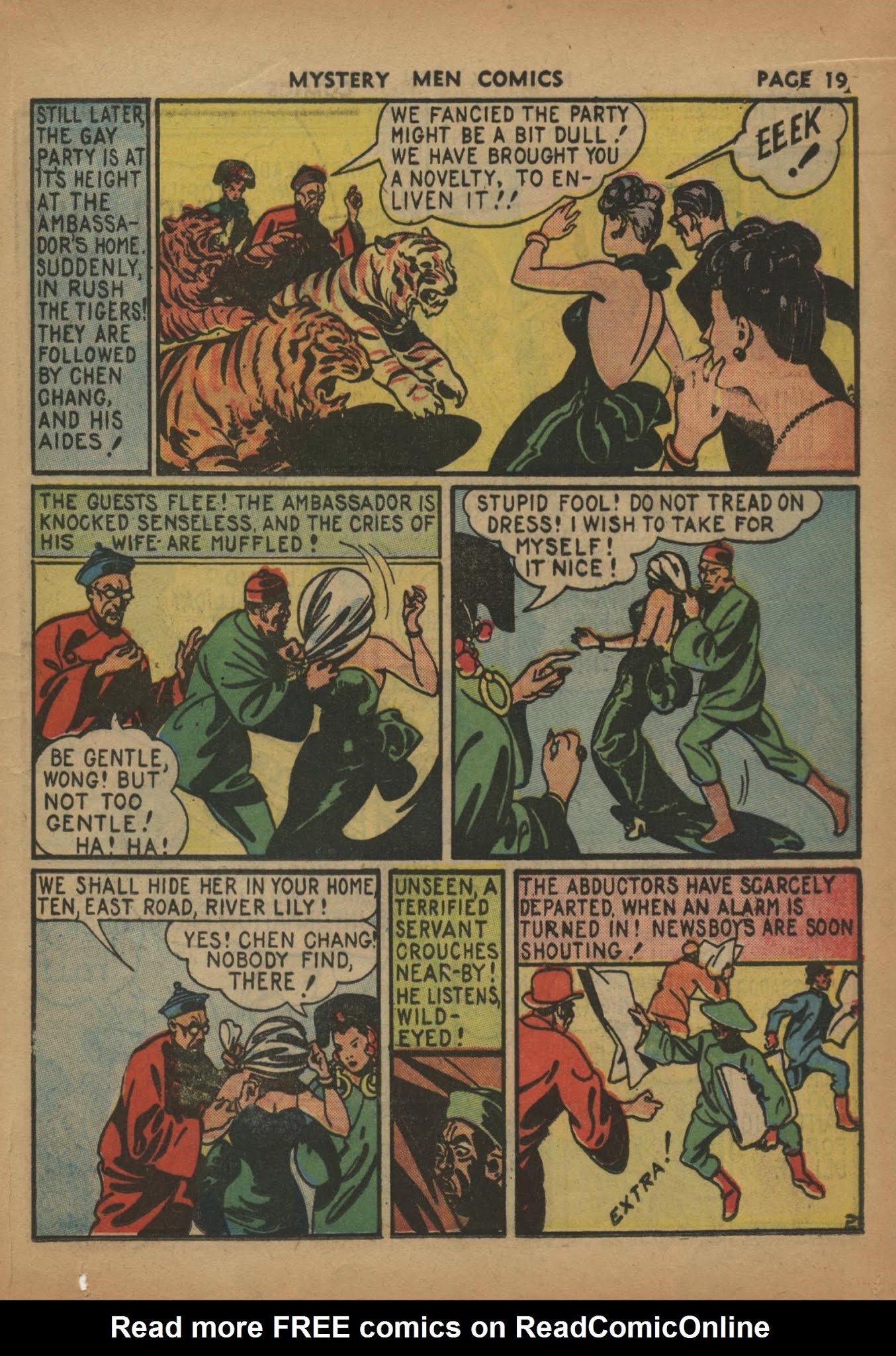 Read online Mystery Men Comics comic -  Issue #5 - 21