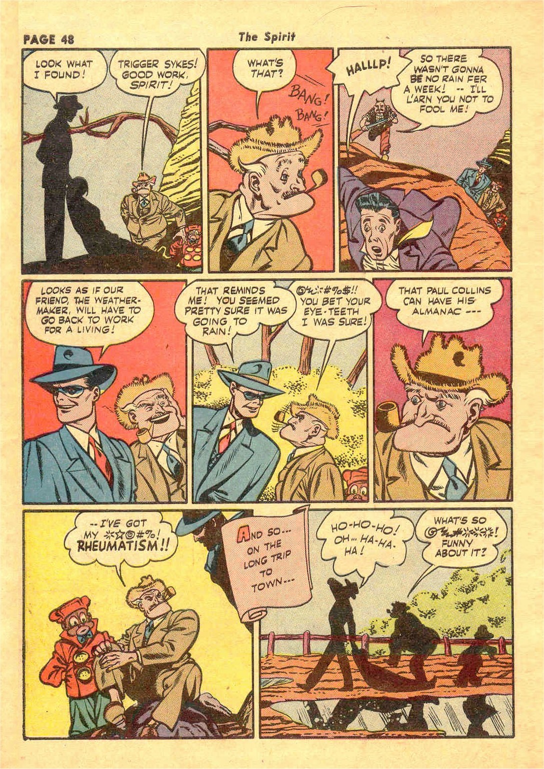 Read online The Spirit (1944) comic -  Issue #3 - 50