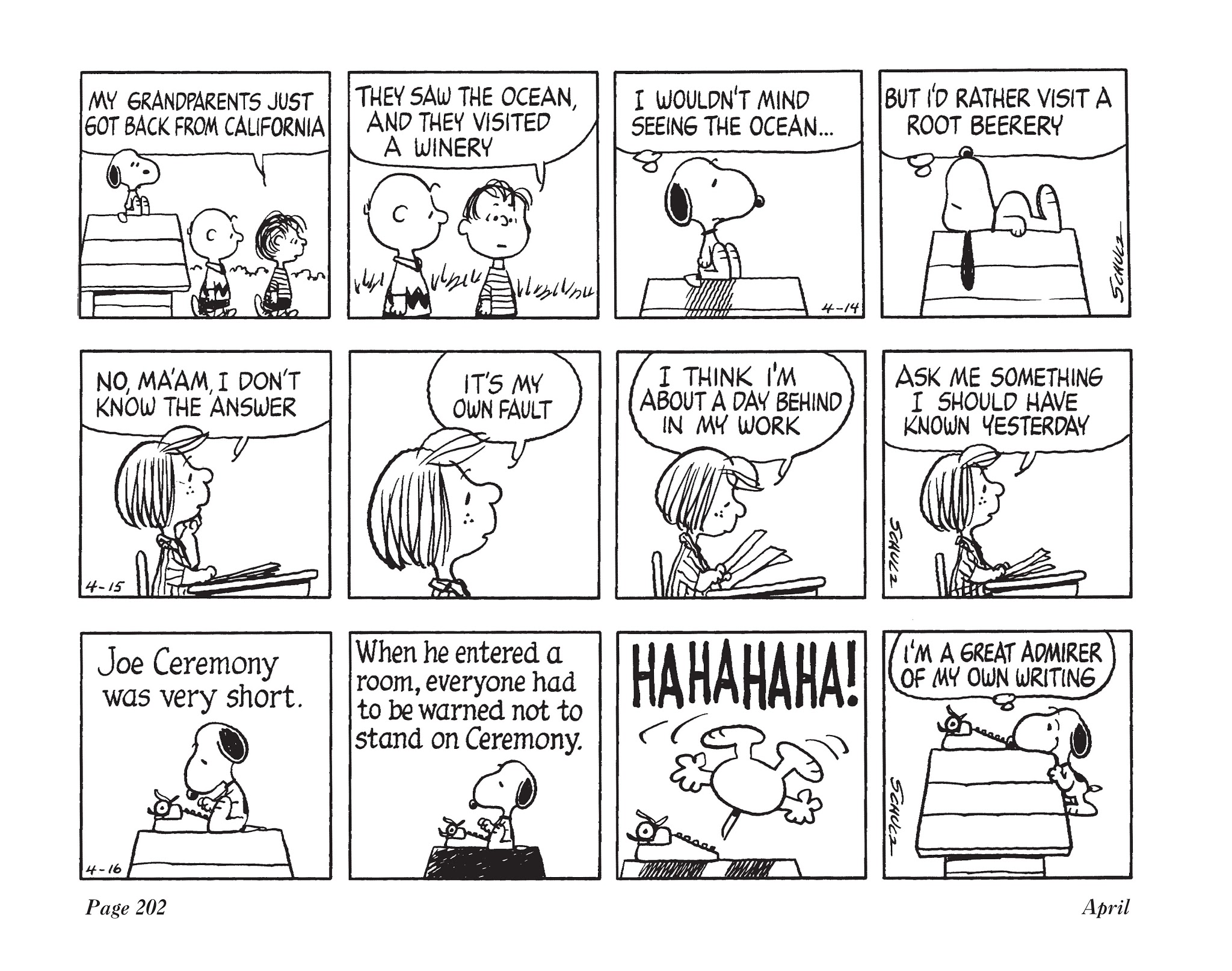 Read online The Complete Peanuts comic -  Issue # TPB 15 - 216